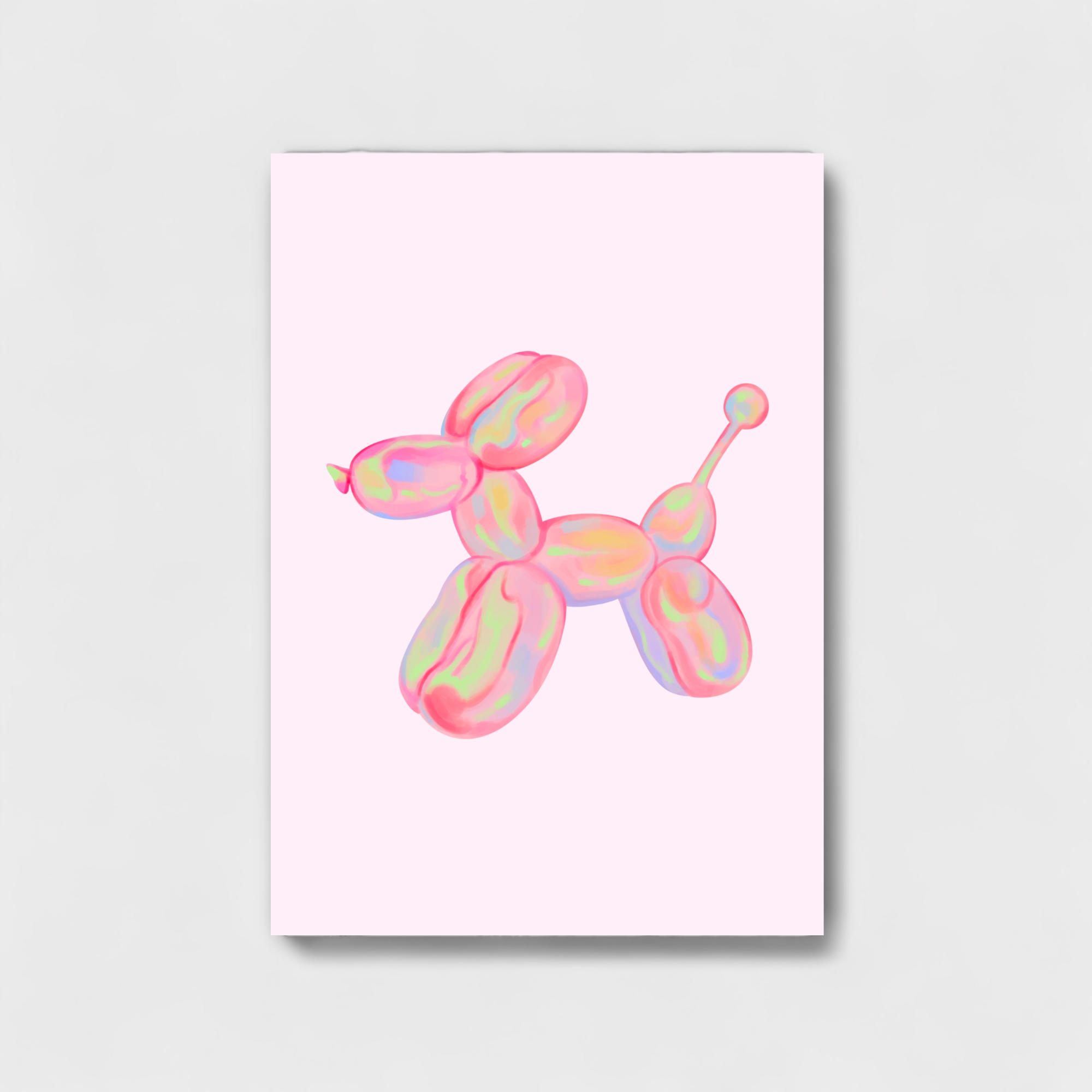 Pink Balloon Dog art work