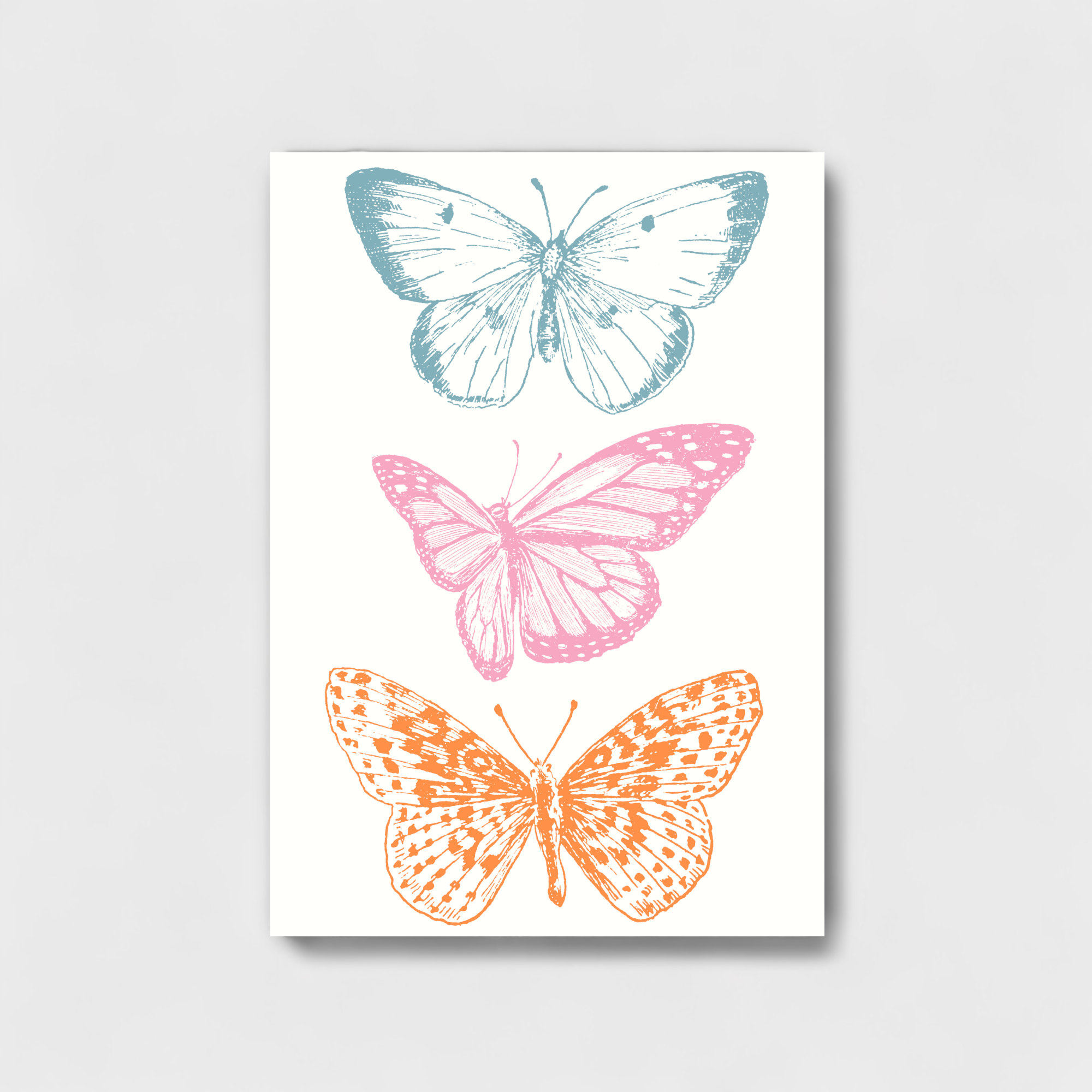 Butterfly wing collage