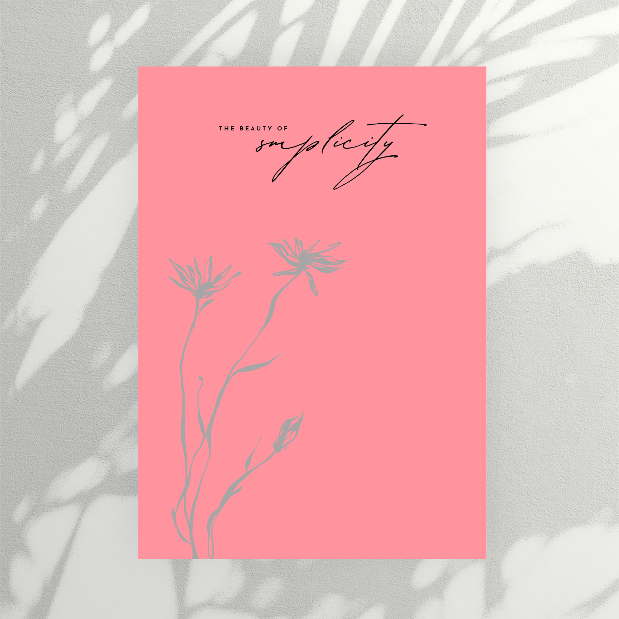 Beauty of simplicity artwork