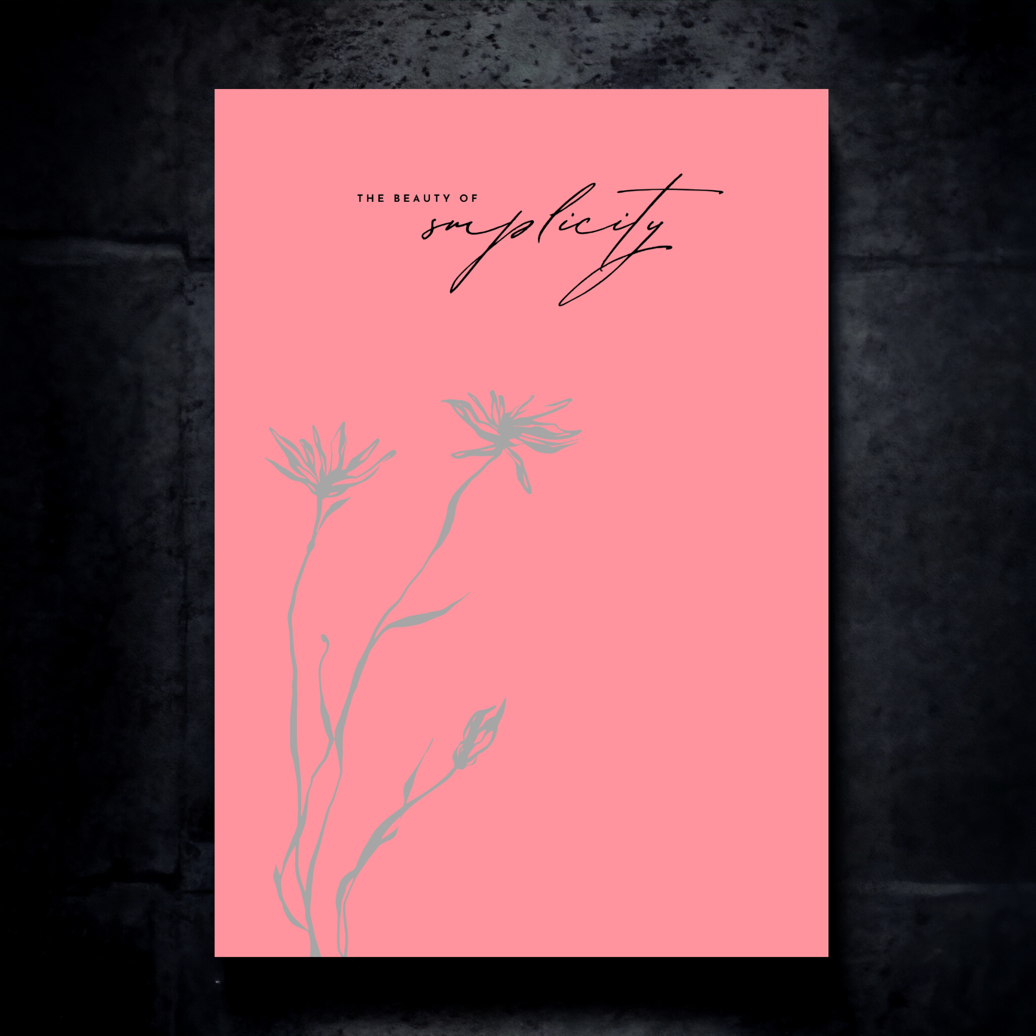 Beauty of simplicity artwork