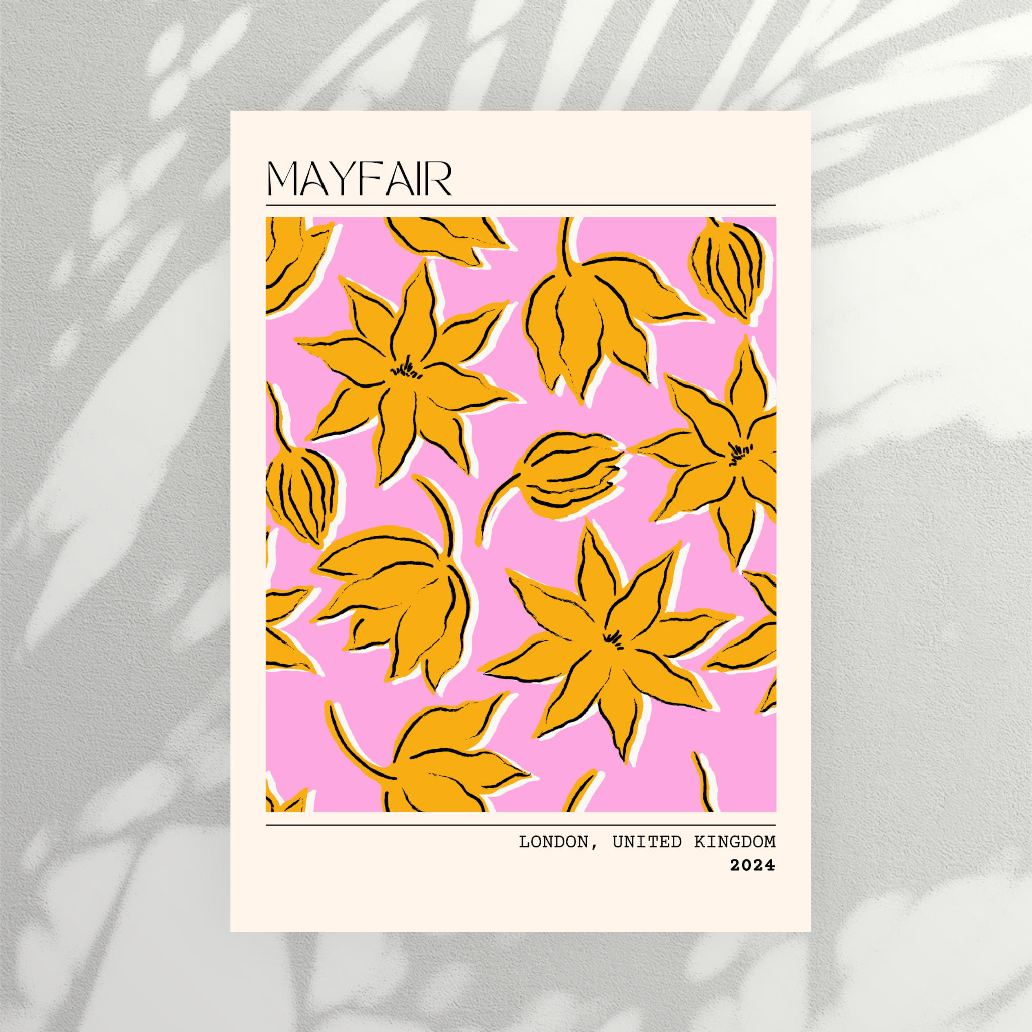 MAYFAIR floral artwork
