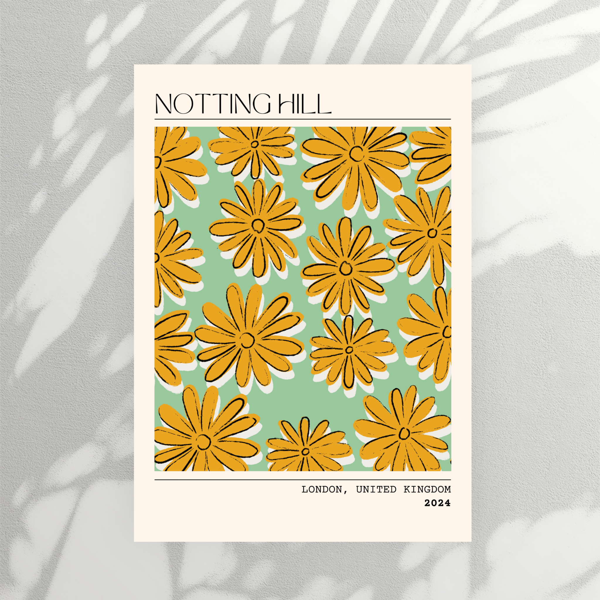 Notting hill floral art