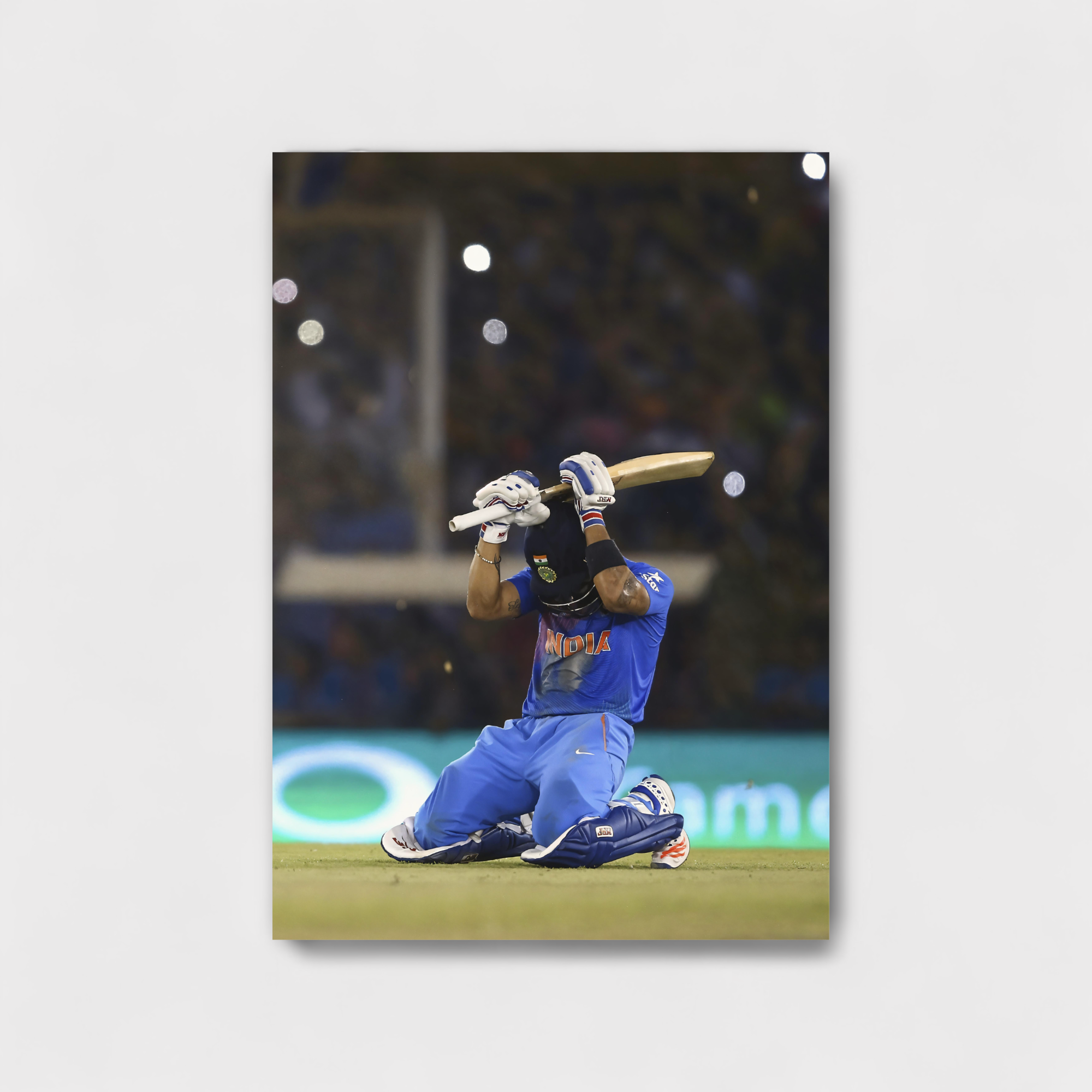 king kohli celebration poster