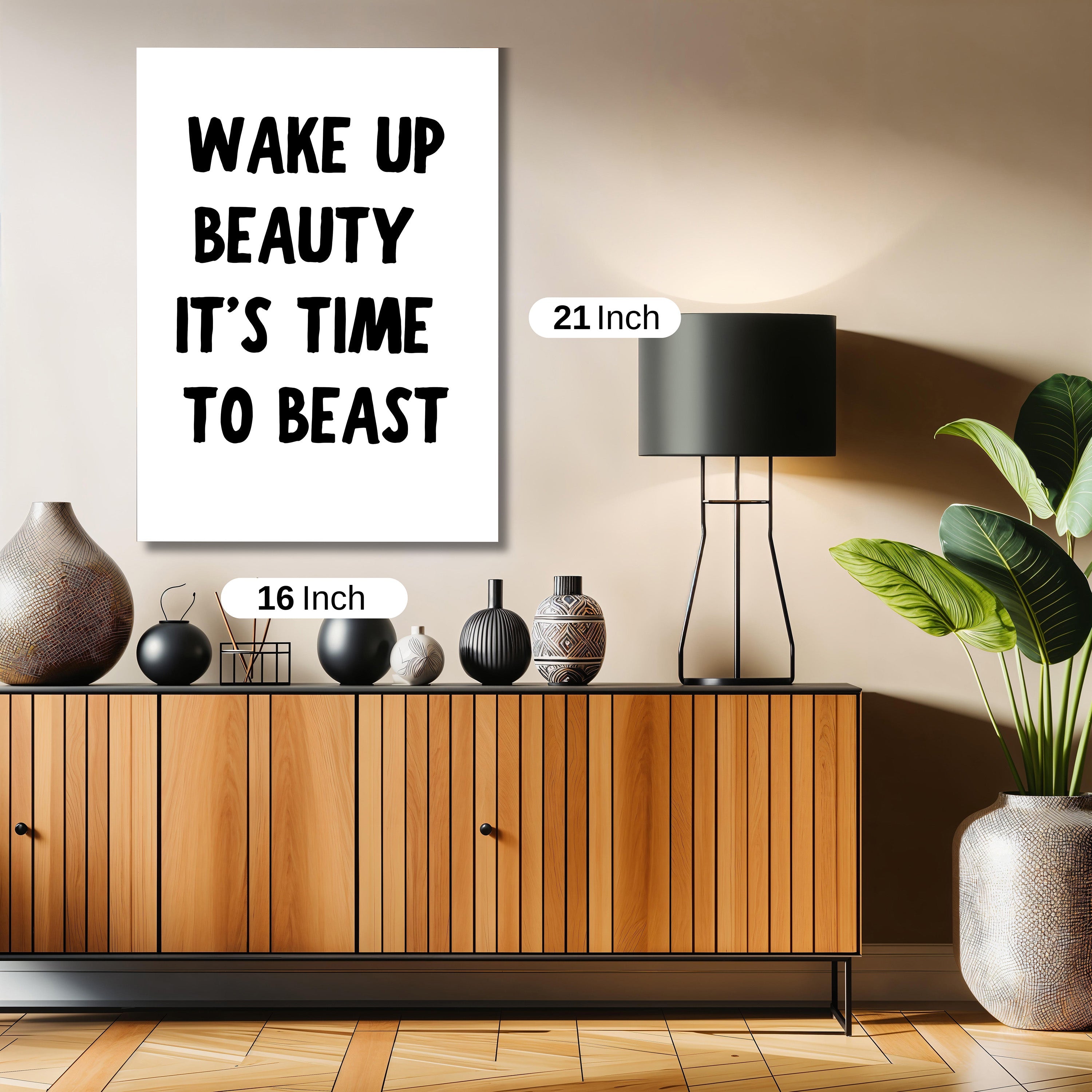 WAKE UP BEAUTY IT'S TIME TO BEAST