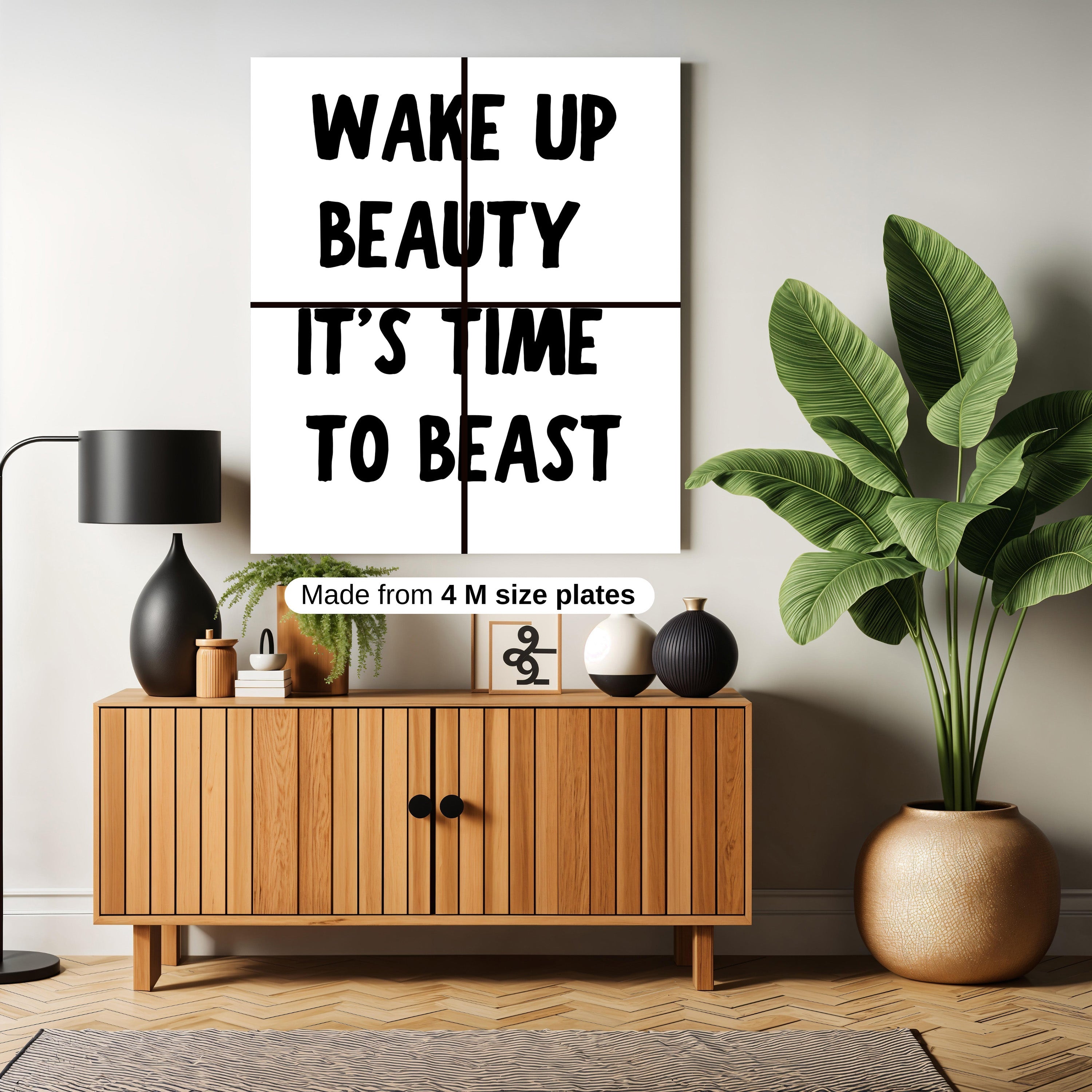 WAKE UP BEAUTY IT'S TIME TO BEAST