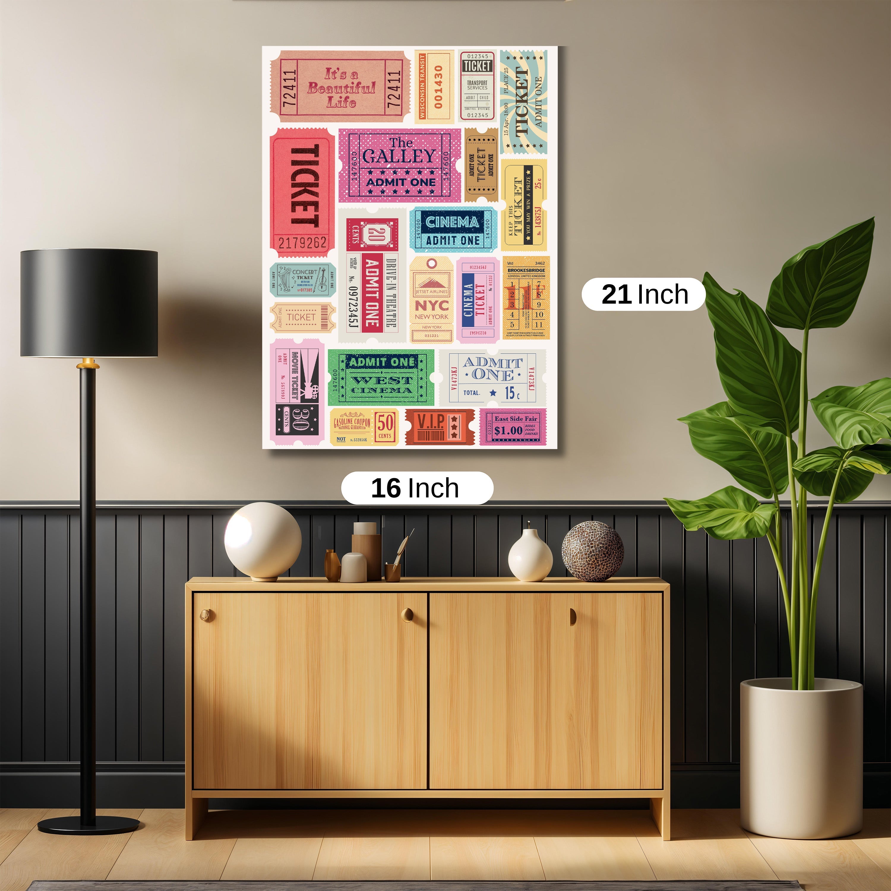 Vintage Ticket Collection artwork