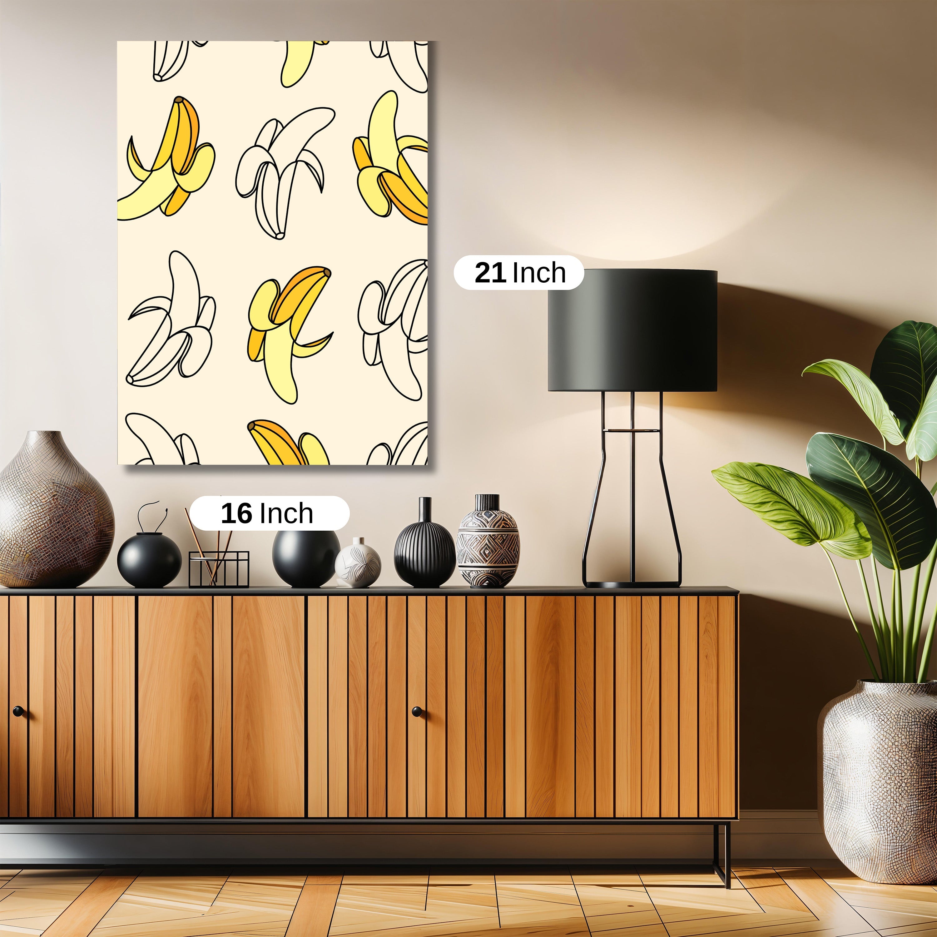 Banana seamless pattern art