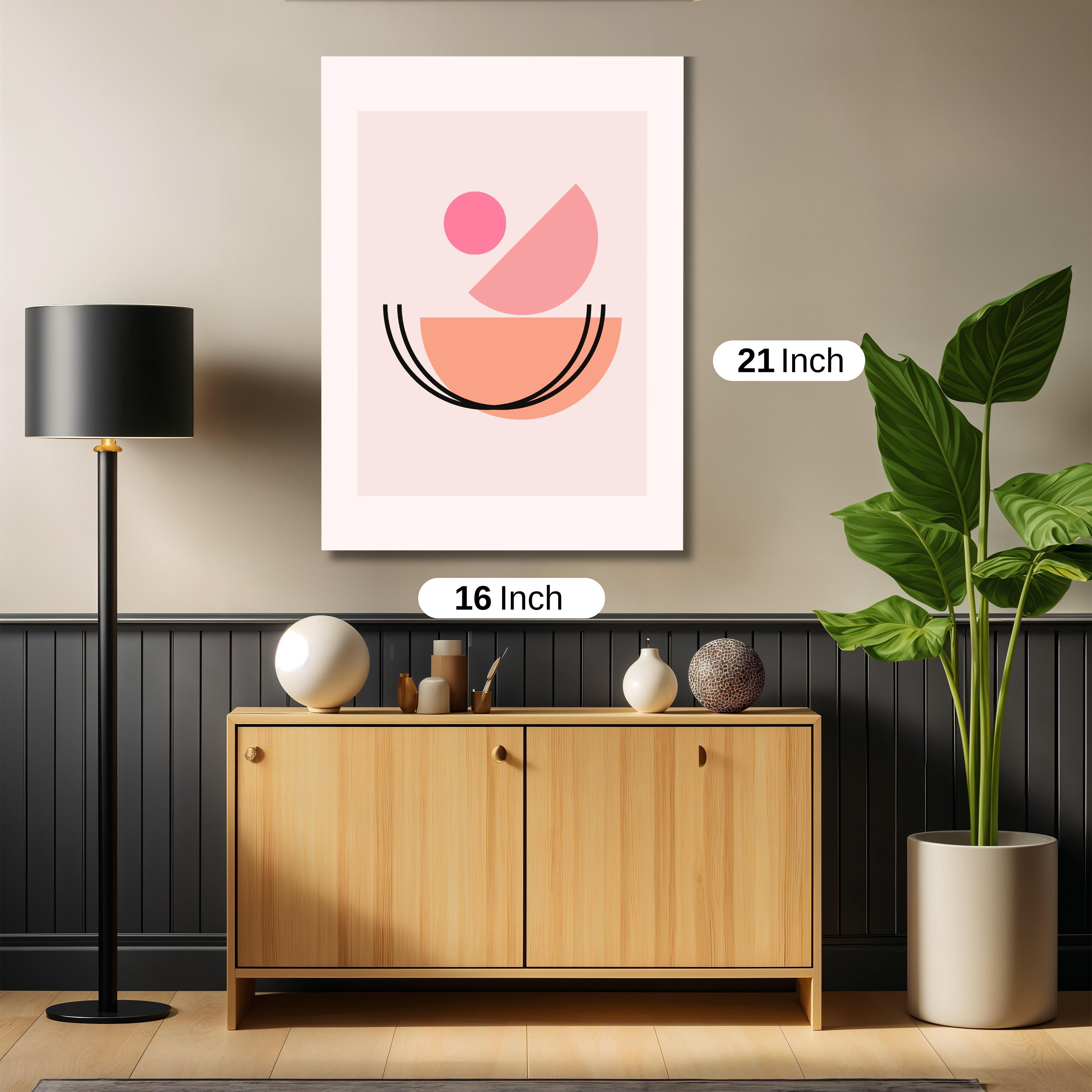 Geometric vector art work