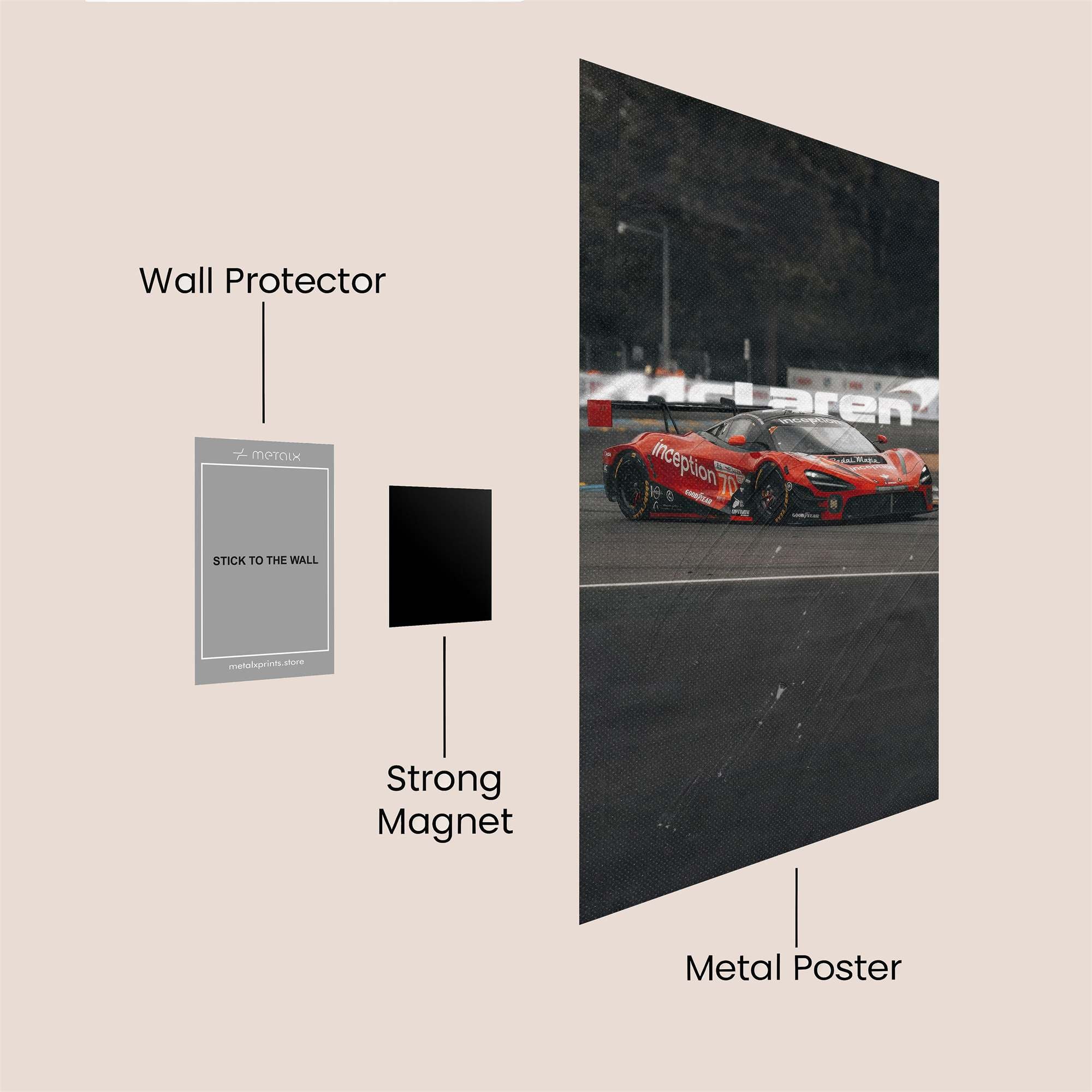 McLaren Majestic Safe Wall Magnetic / M