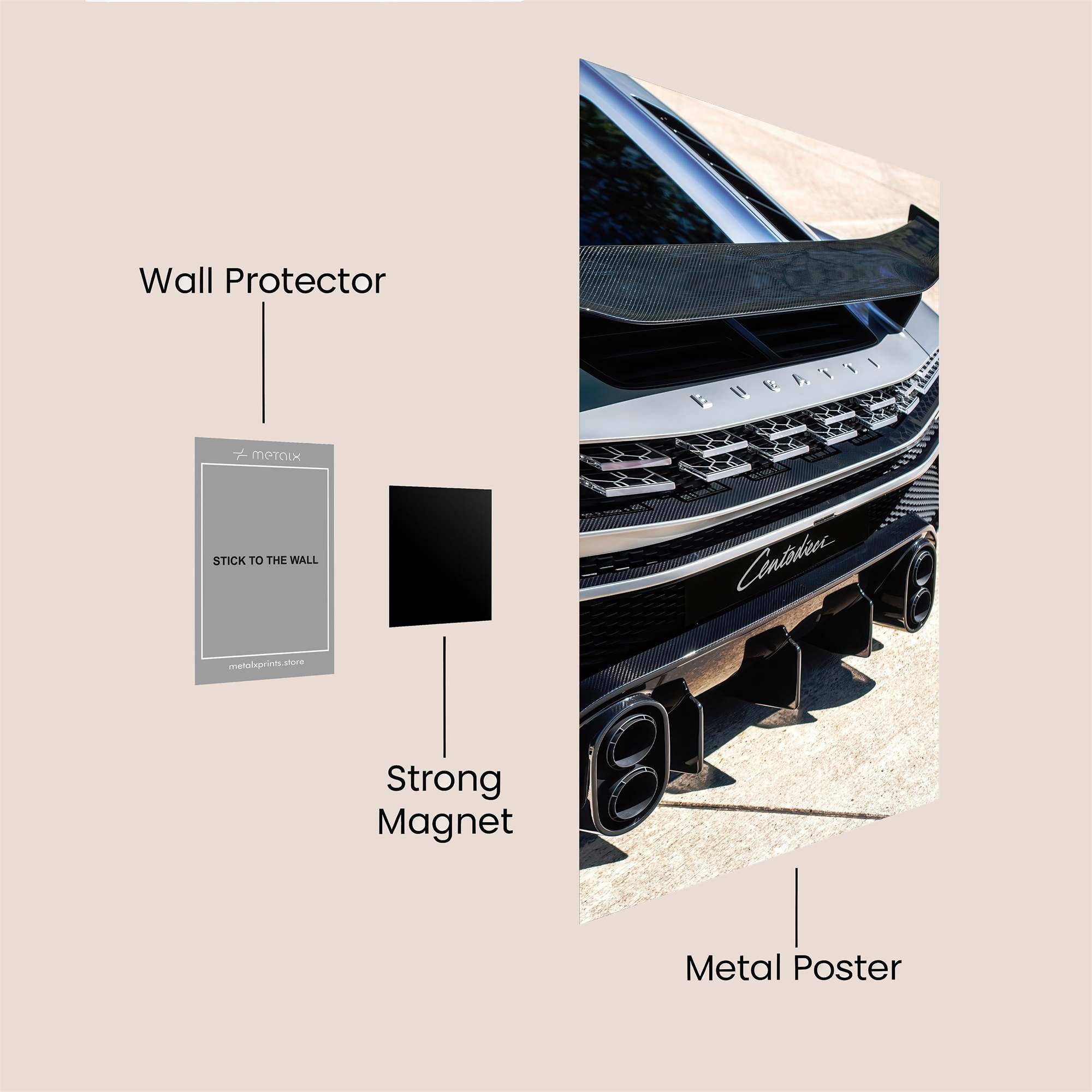 Centenario Fierce Safe Wall Magnetic / M