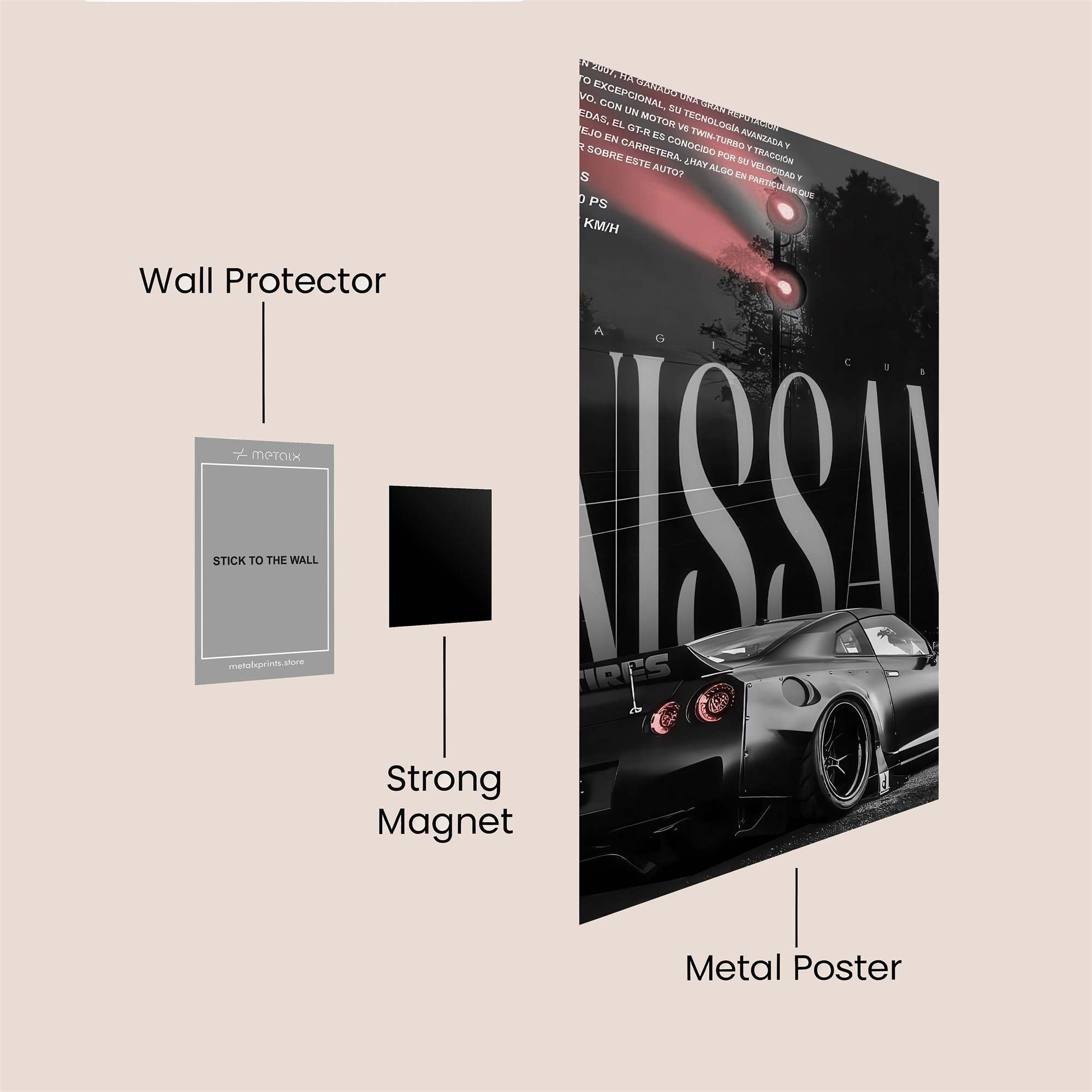 Nissan Nightfall Safe Wall Magnetic / M