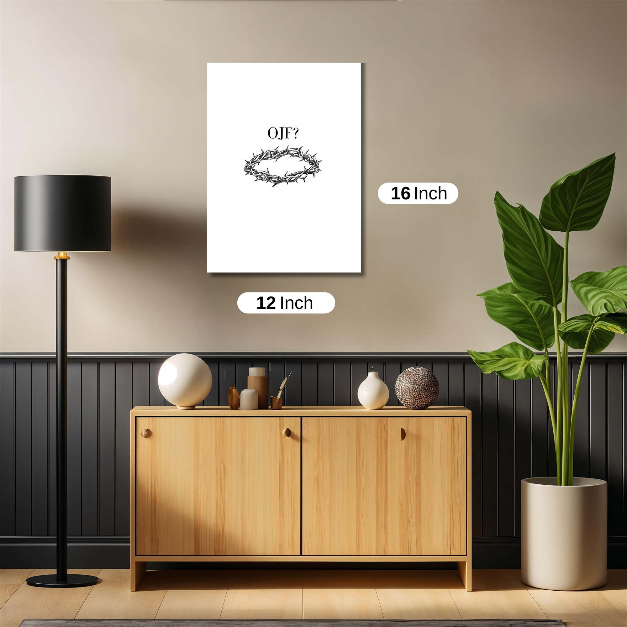 Crown Contemplation Safe Wall Magnetic / M