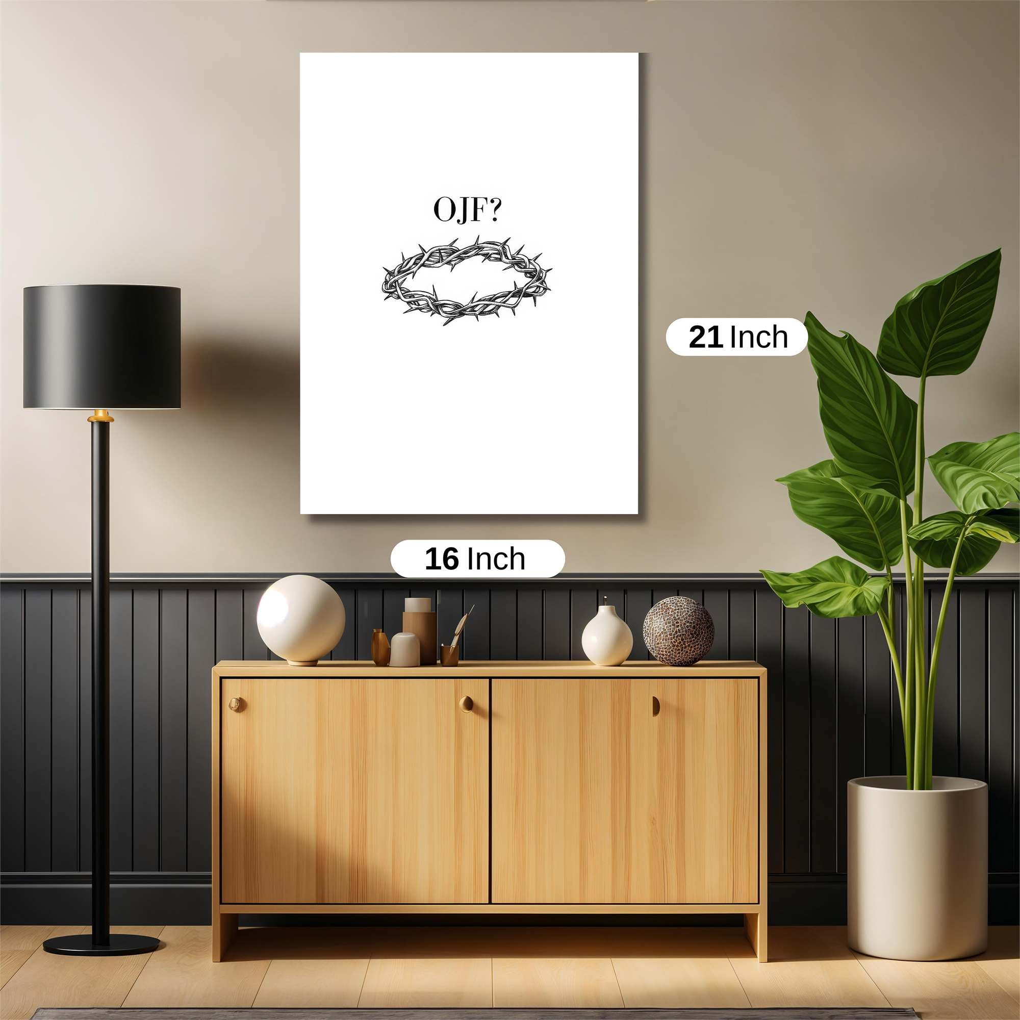 Crown Contemplation Safe Wall Magnetic / M