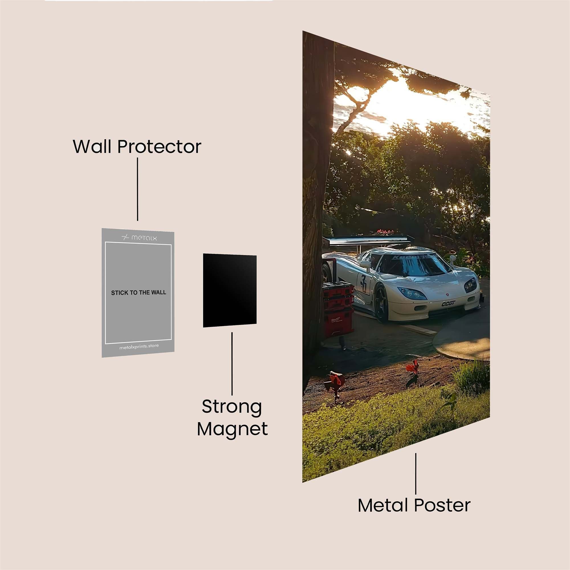 Koenigsegg Serenity Safe Wall Magnetic / M