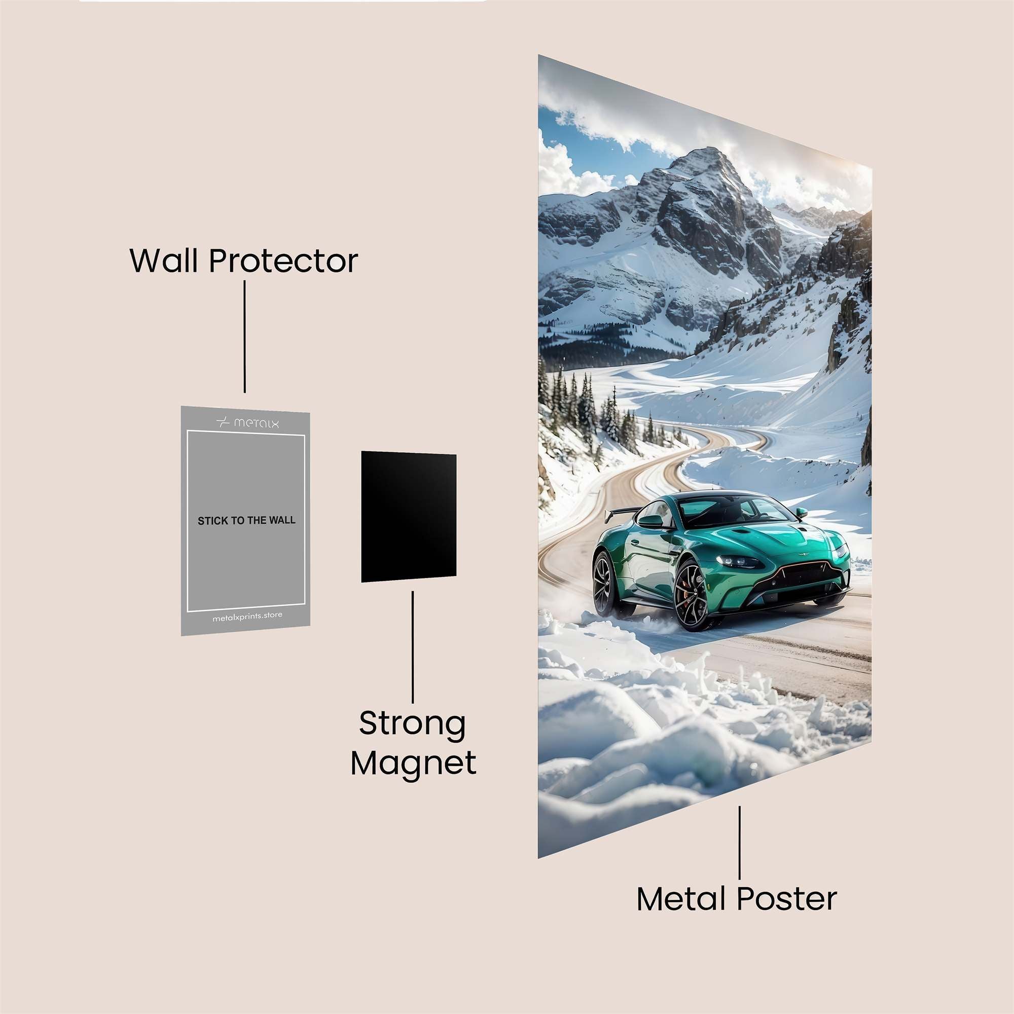 Aston Martin - Majestic Safe Wall Magnetic / M