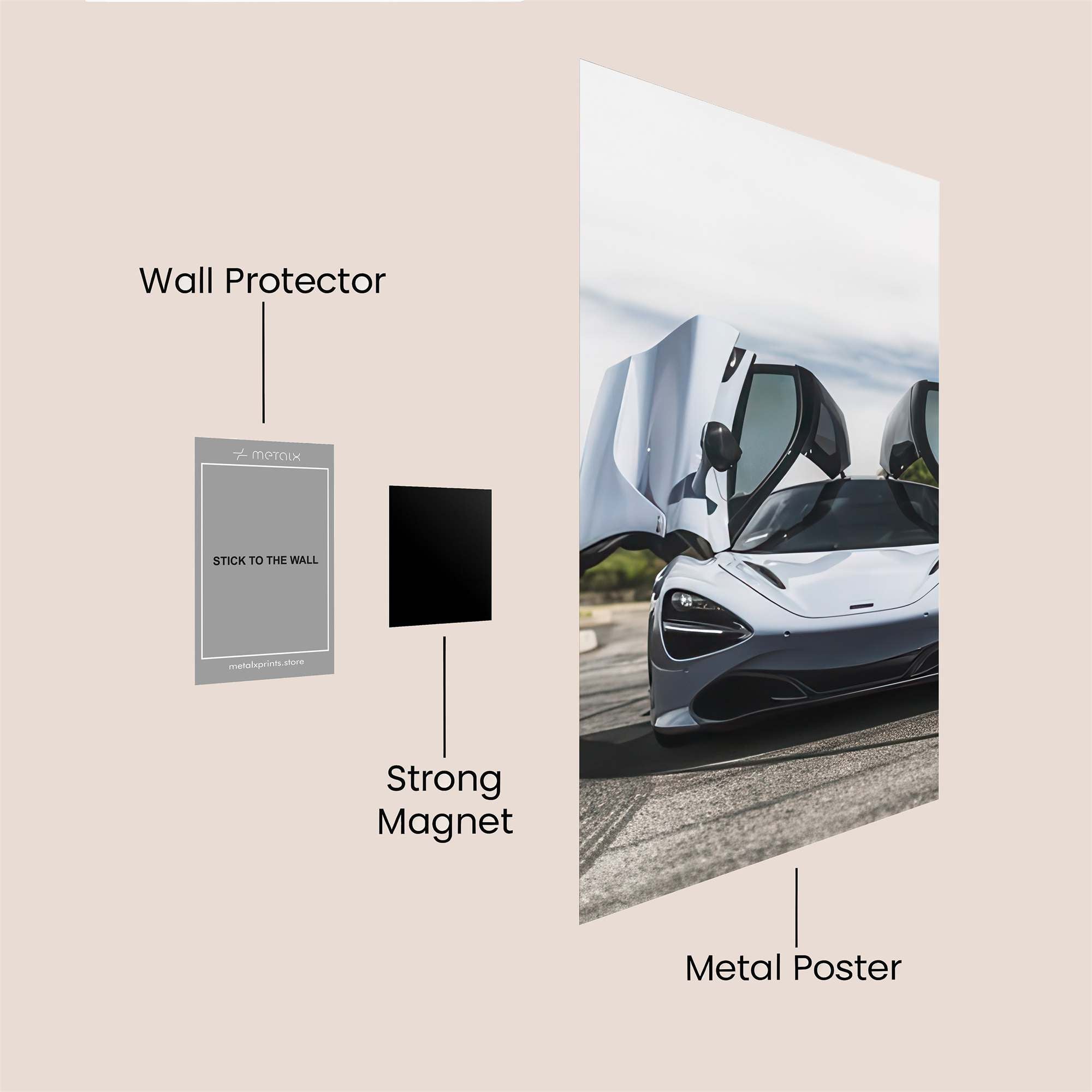 McLaren Majestic Safe Wall Magnetic / M