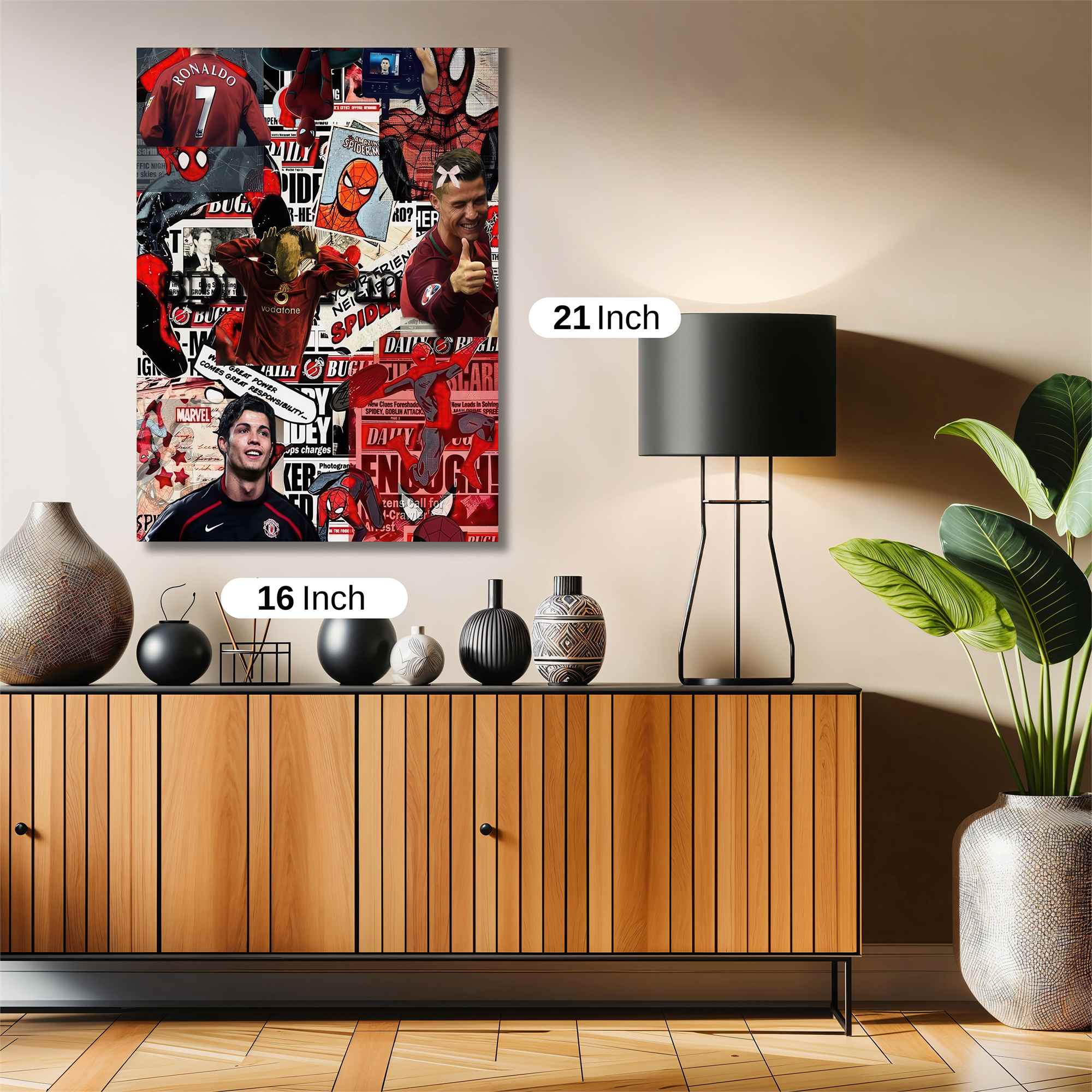 Ronaldo Heroic Safe Wall Magnetic / M