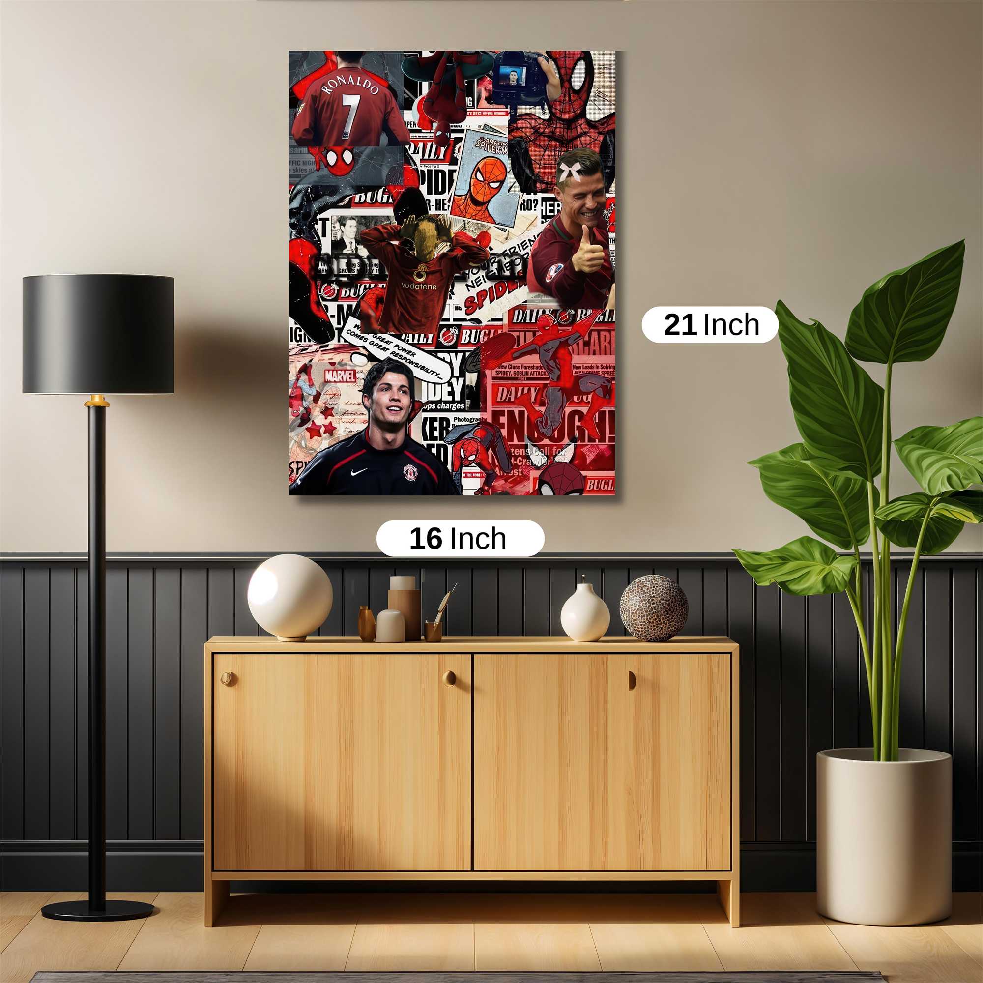 Ronaldo Heroic Safe Wall Magnetic / M