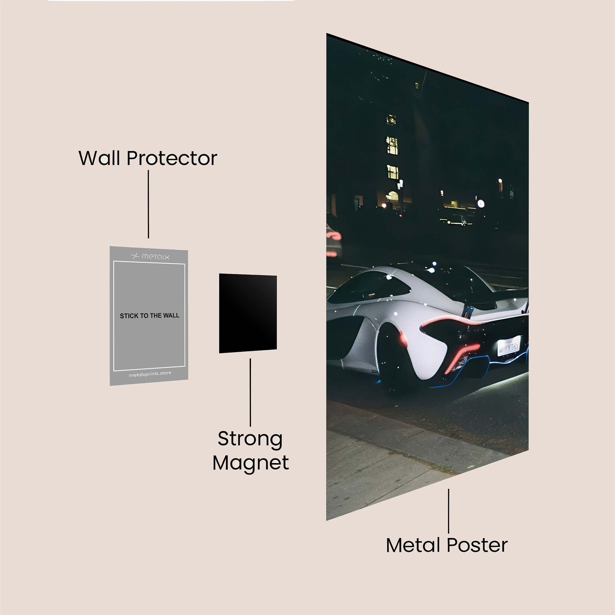 McLaren Mystique Safe Wall Magnetic / M
