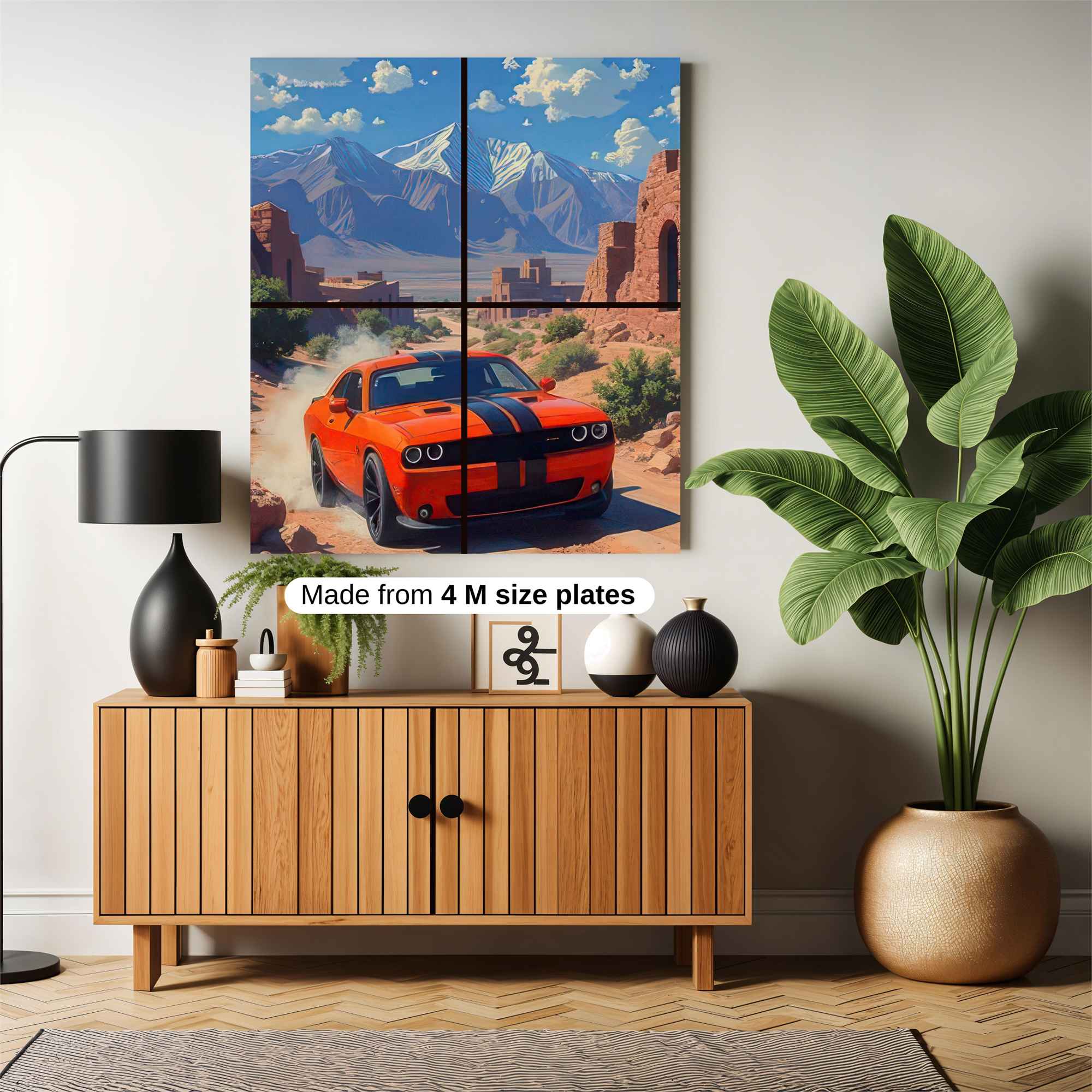 Desert Blaze Safe Wall Magnetic / M