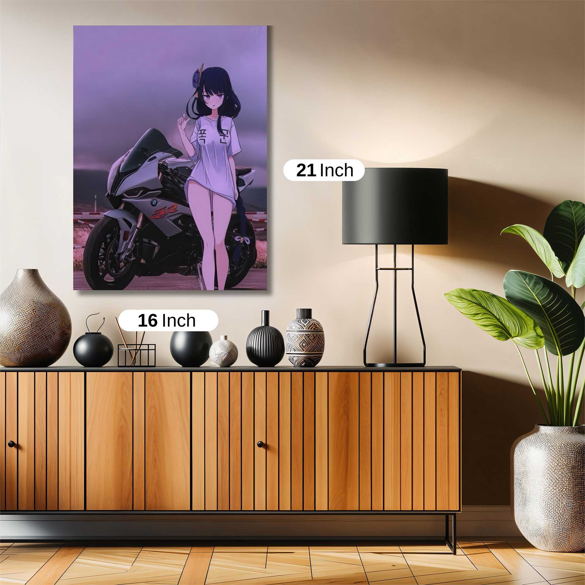 Biker Serenity Safe Wall Magnetic / M