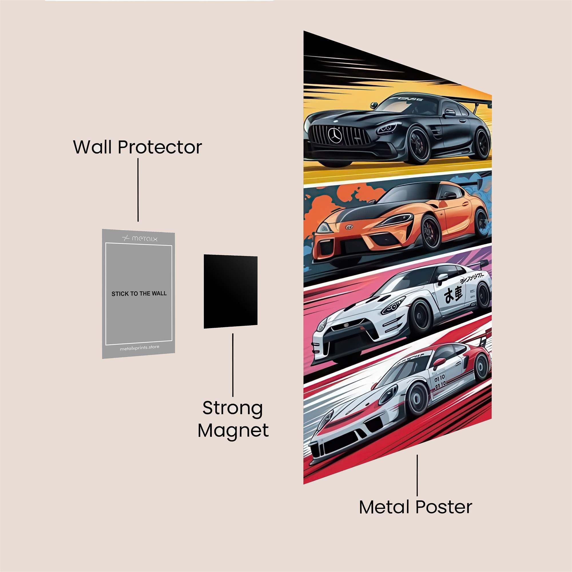 Speed Fusion Safe Wall Magnetic / M