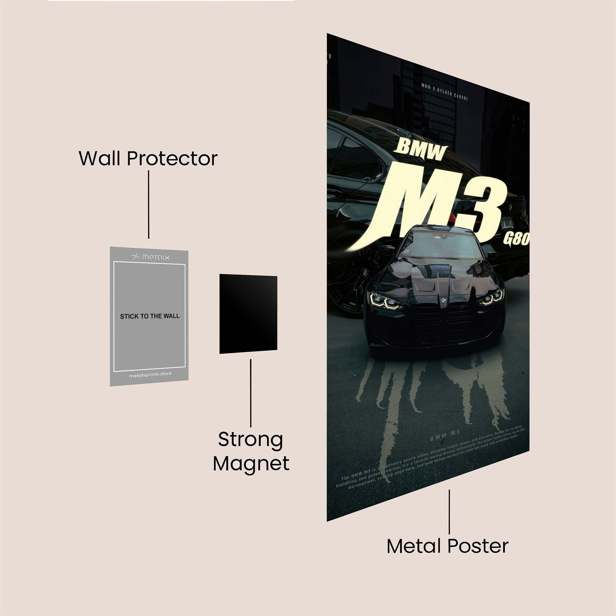 BMW Stealth Safe Wall Magnetic / M