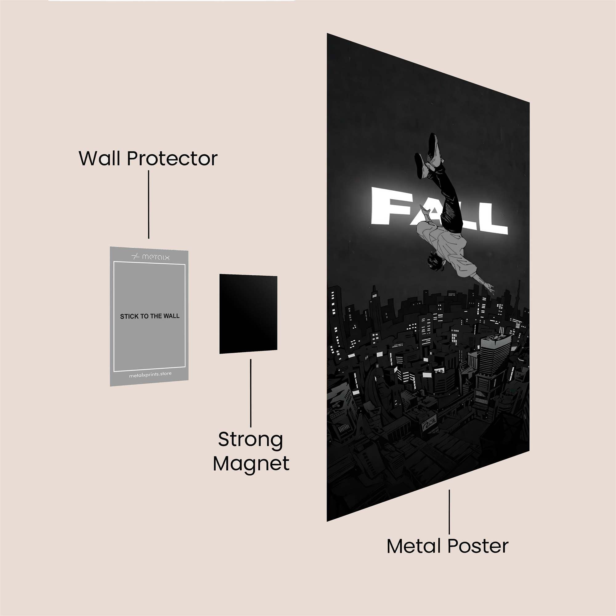 Skyward Leap Safe Wall Magnetic / M