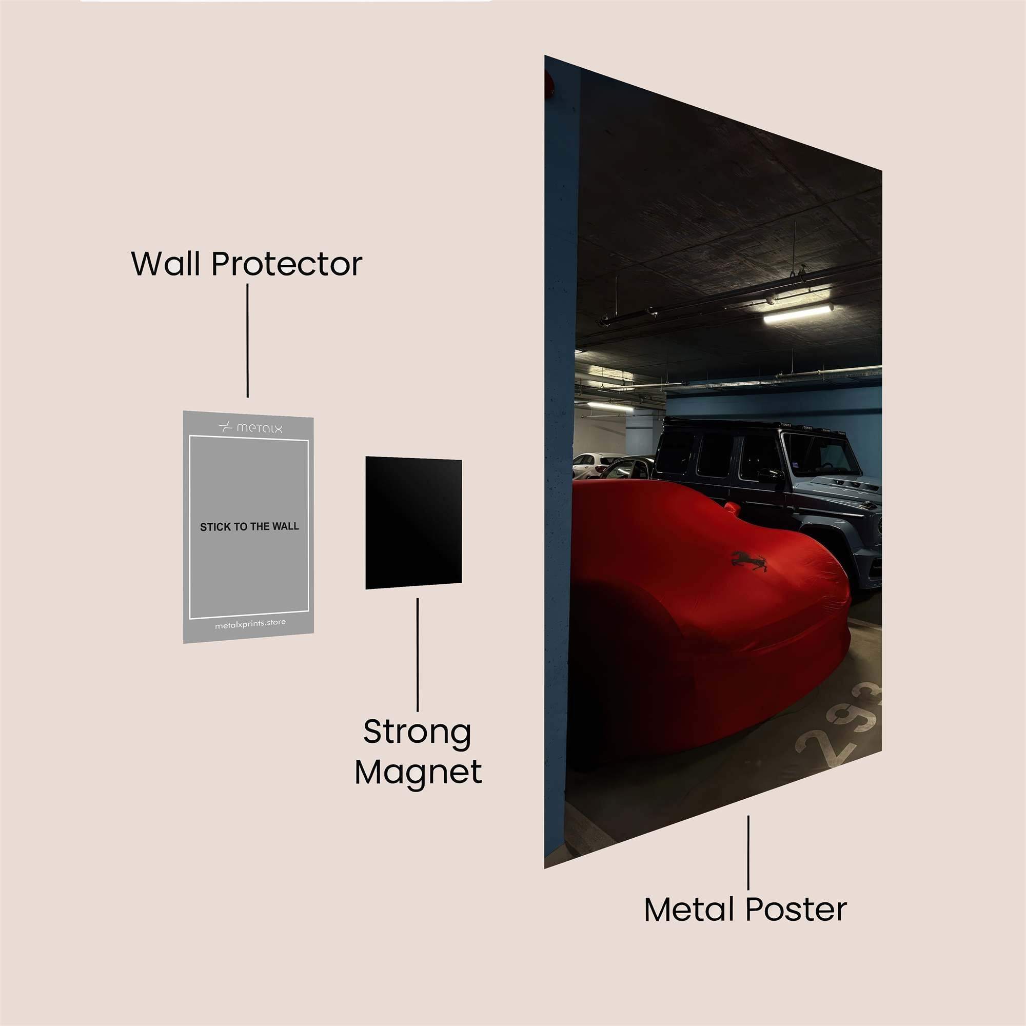 Ferrari Mystery Safe Wall Magnetic / M