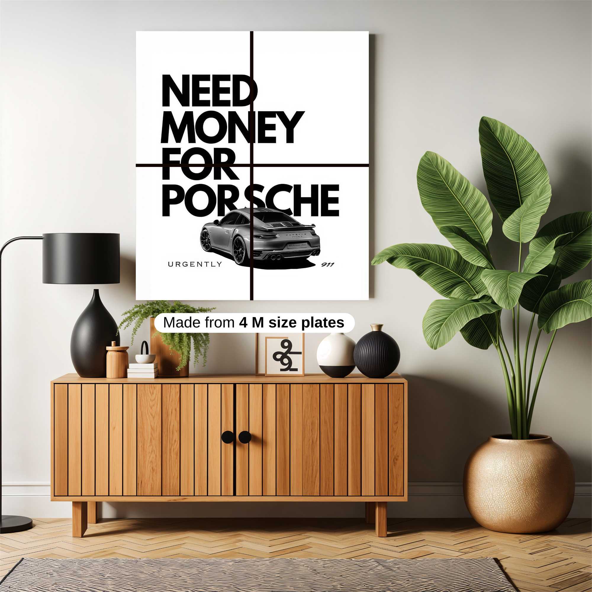 Porsche Plea Safe Wall Magnetic / M