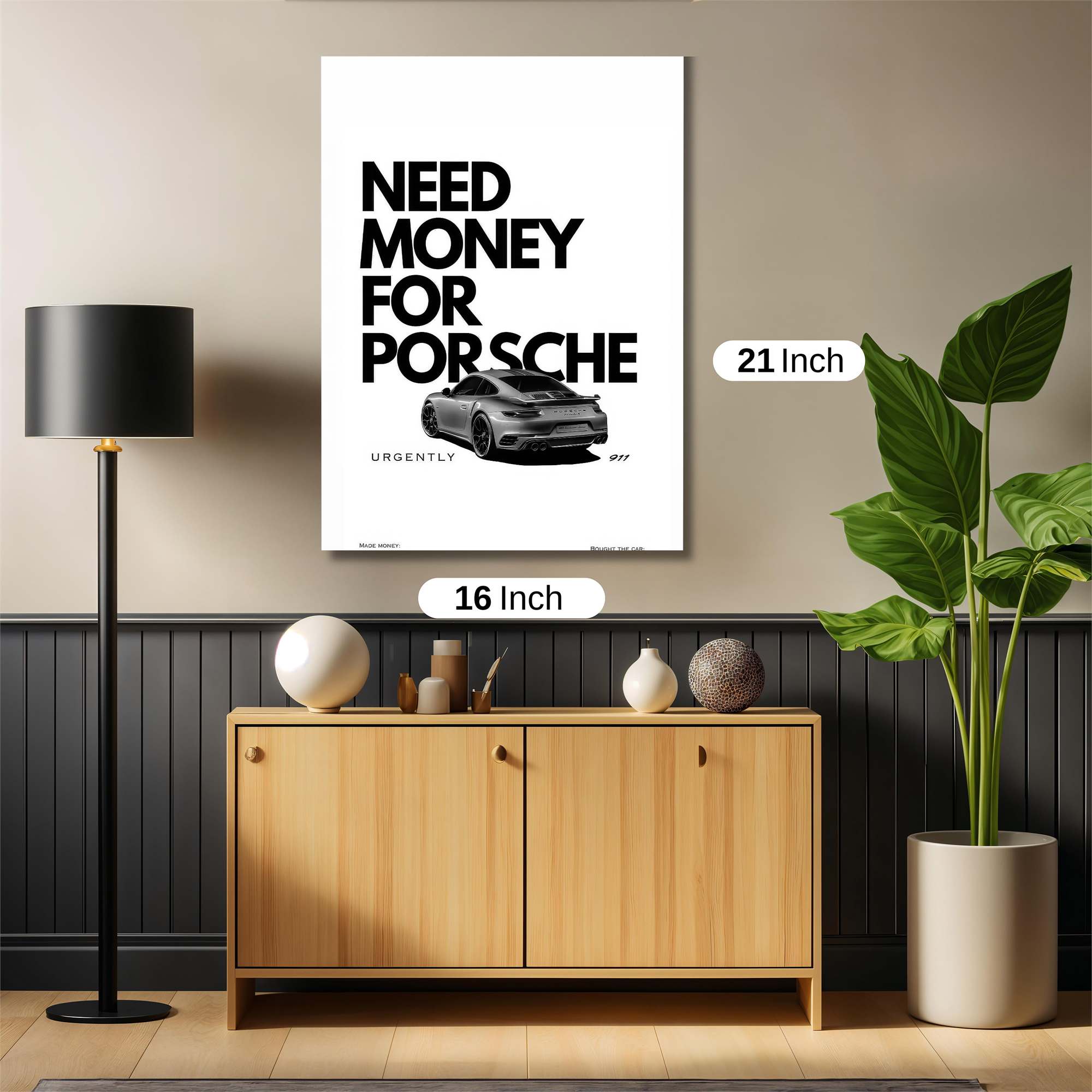 Porsche Plea Safe Wall Magnetic / M