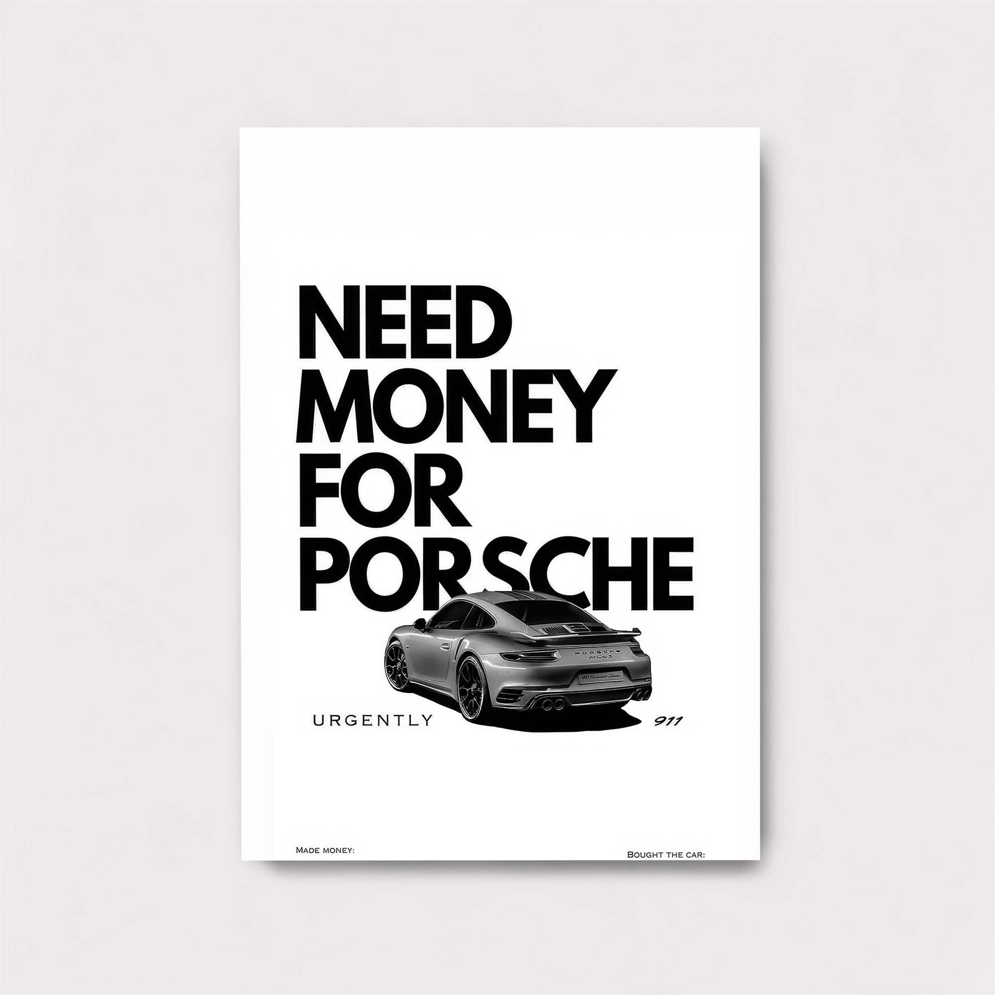 Porsche Plea Safe Wall Magnetic / M