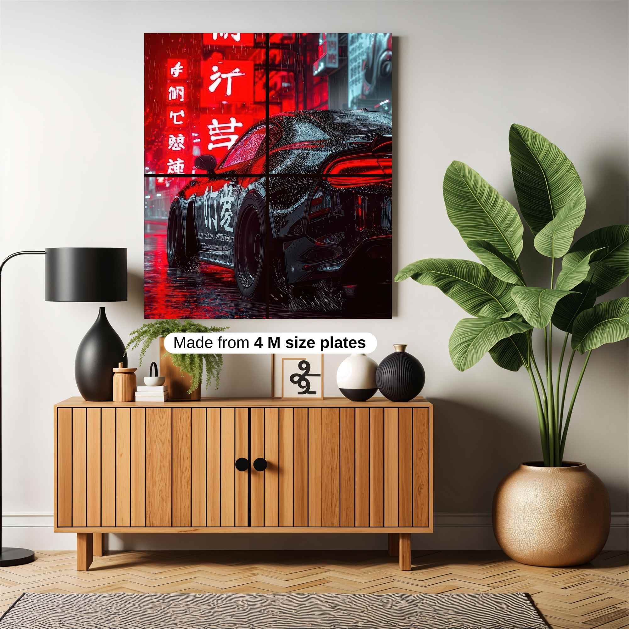 Neon Pulse Safe Wall Magnetic / M