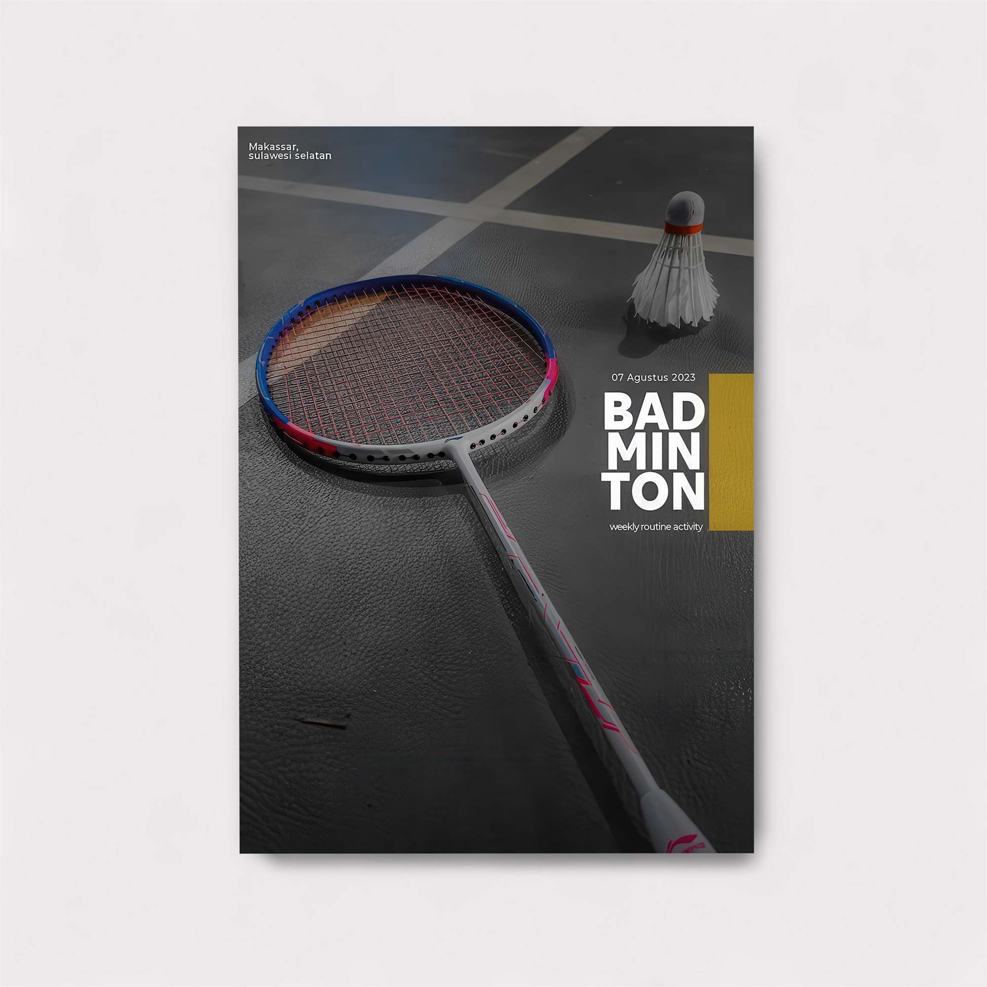 Shuttlecock Serenity Safe Wall Magnetic / M