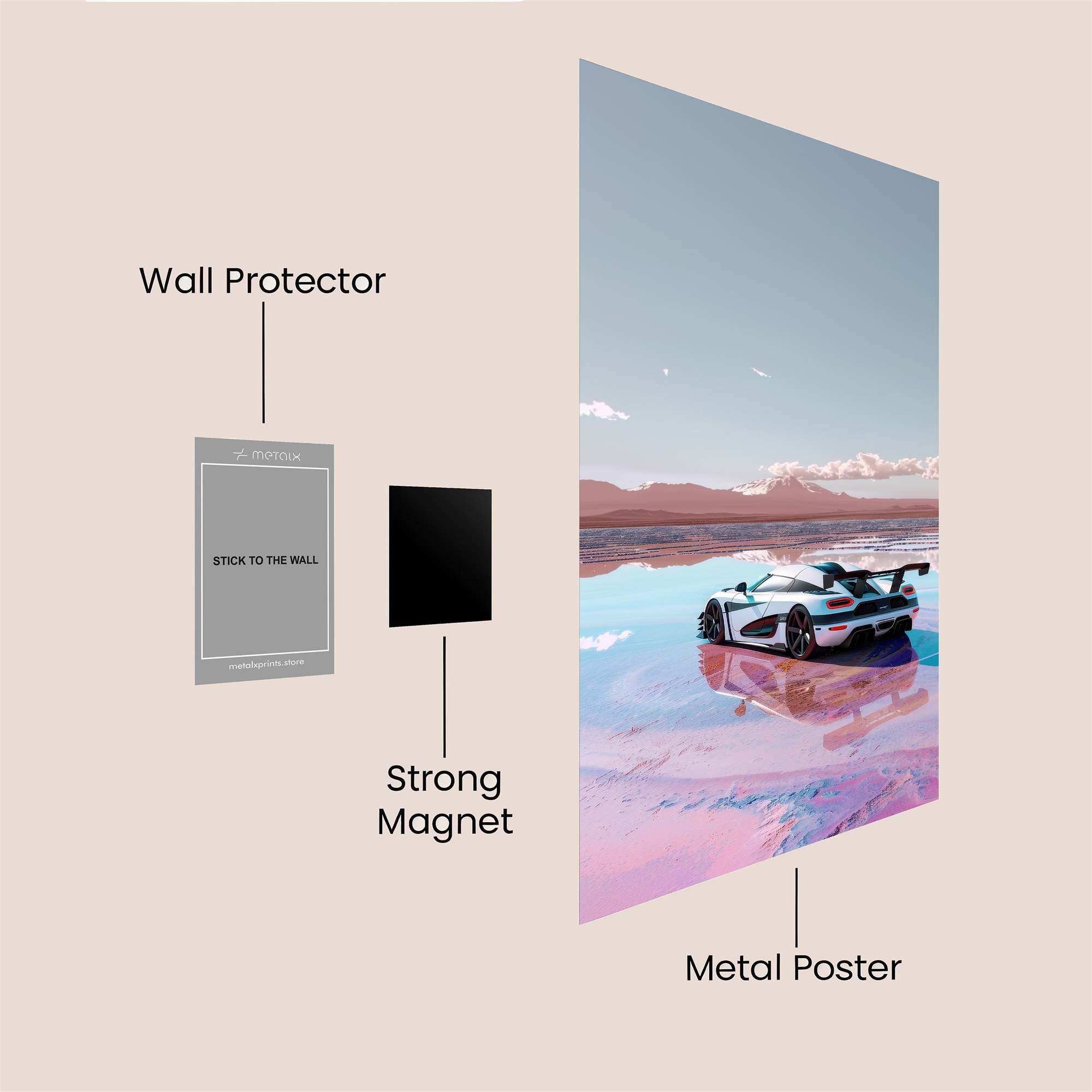 Koenigsegg Serenity Safe Wall Magnetic / M