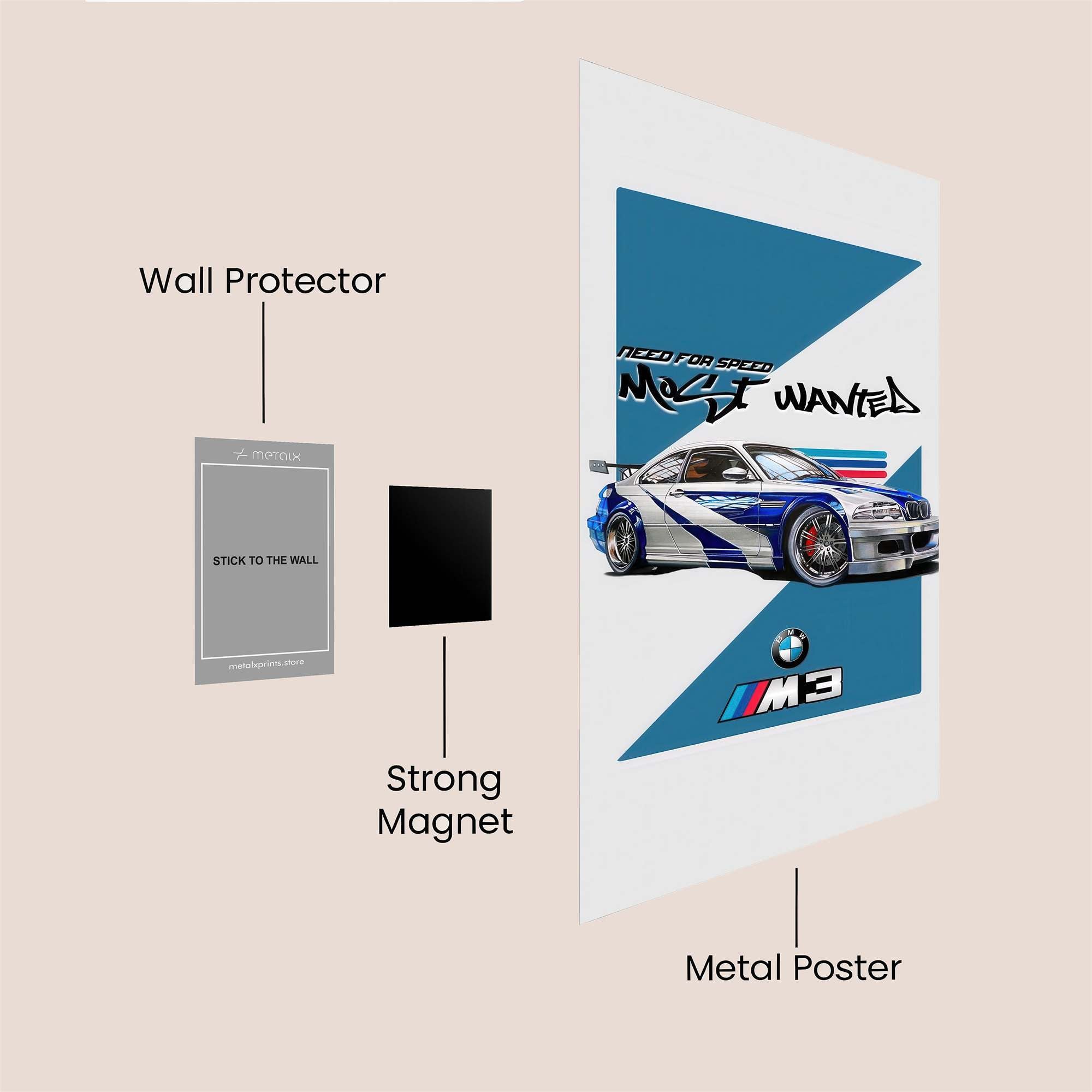 BMW Thrill Safe Wall Magnetic / M