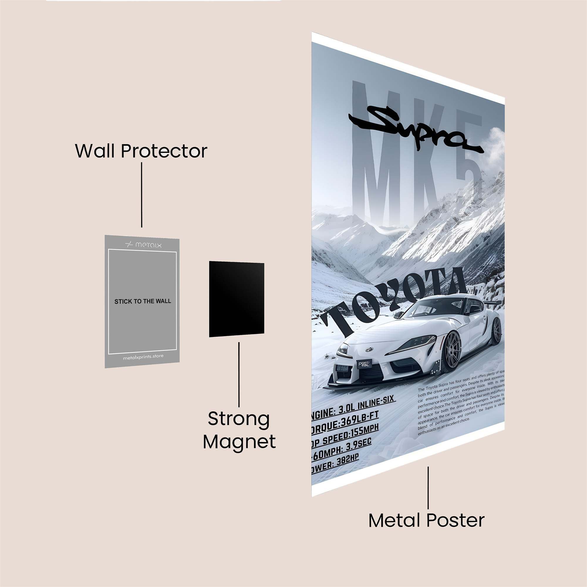 Supra Serenity Safe Wall Magnetic / M