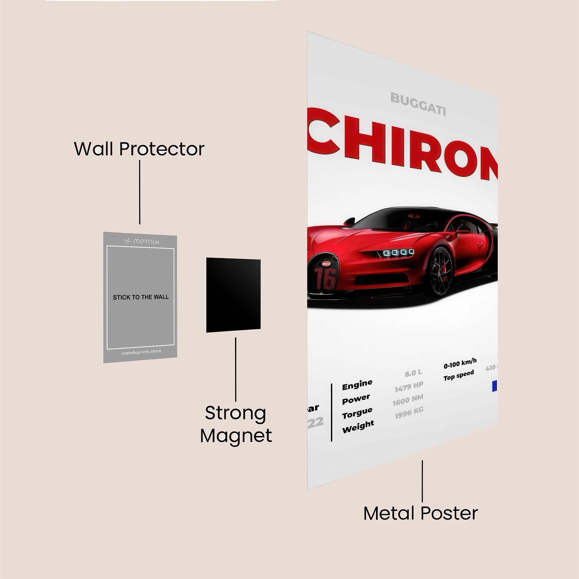 Chiron Thrill Safe Wall Magnetic / M