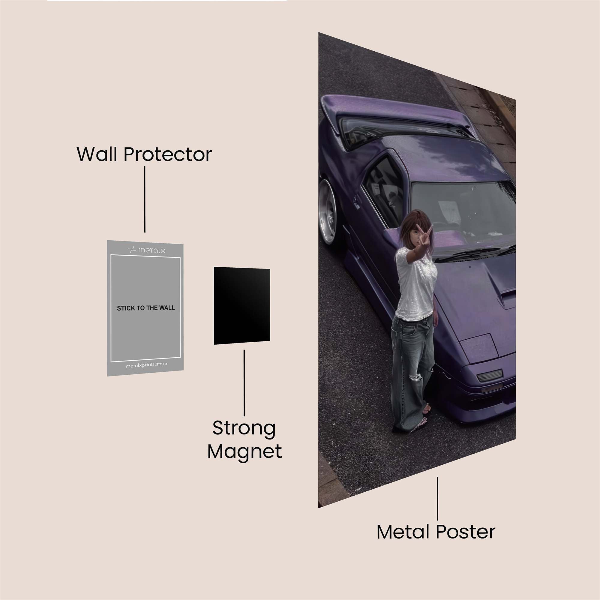 Mazda Magic Safe Wall Magnetic / M
