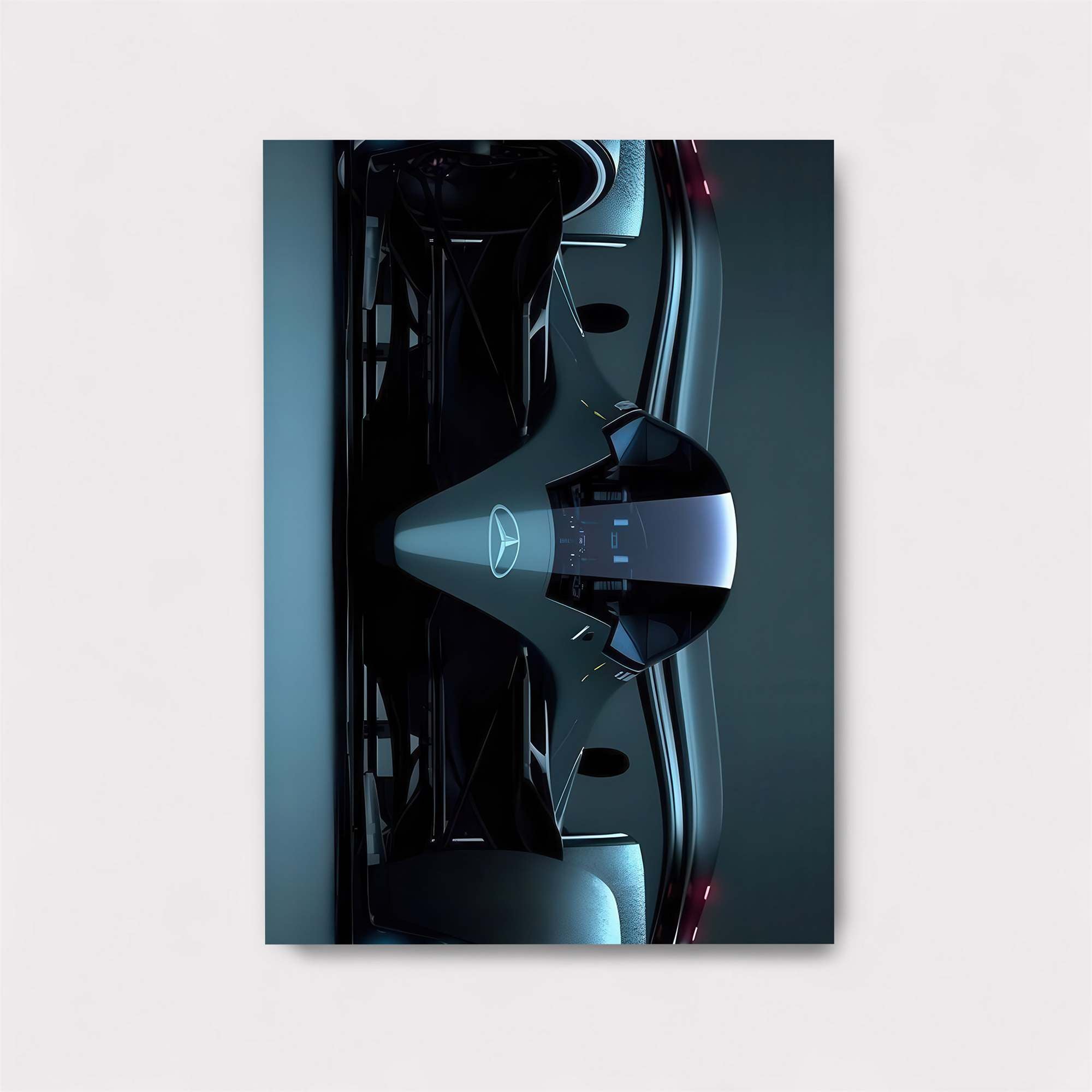 Mercedes Futuristic Safe Wall Magnetic / M