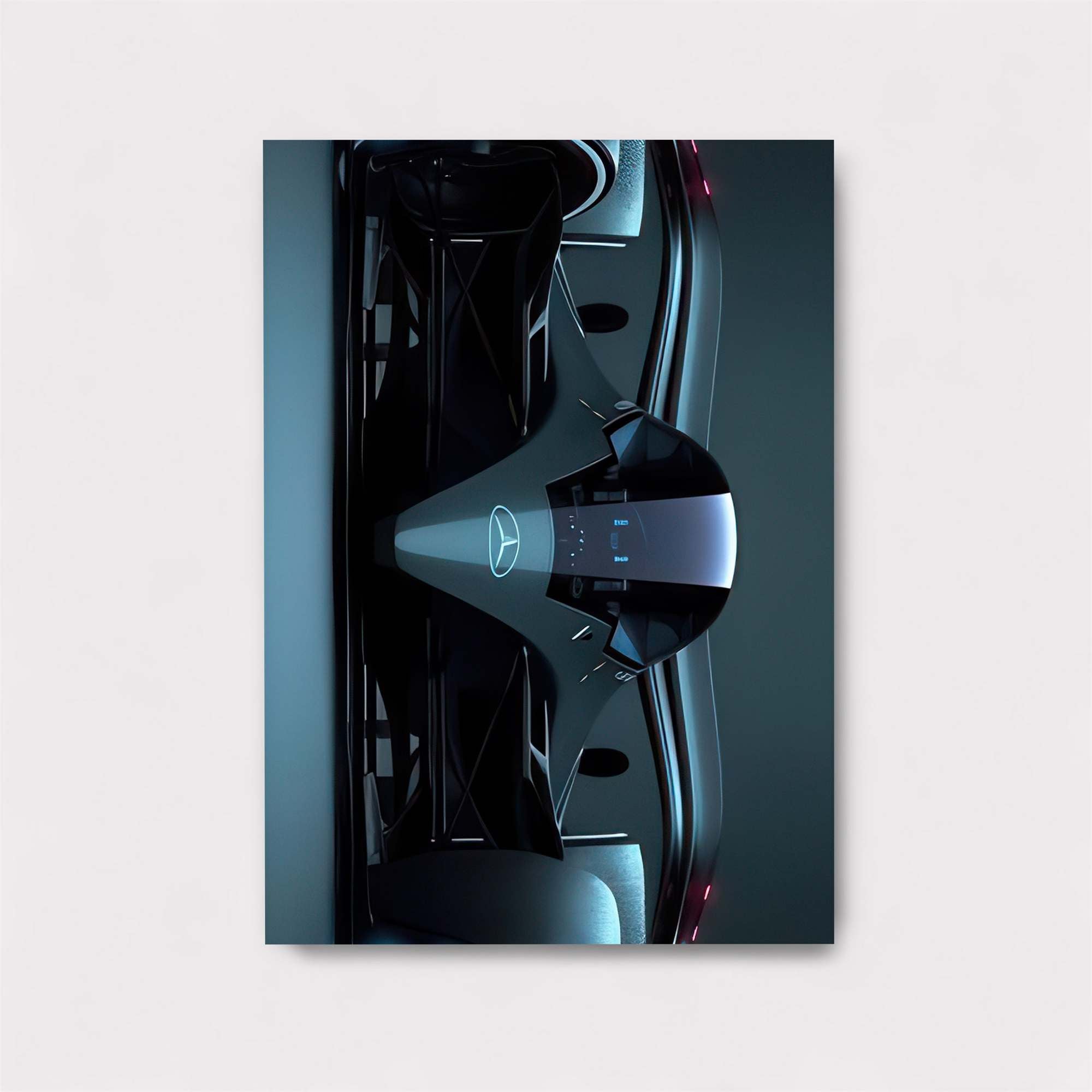 Mercedes Futuristic Safe Wall Magnetic / M