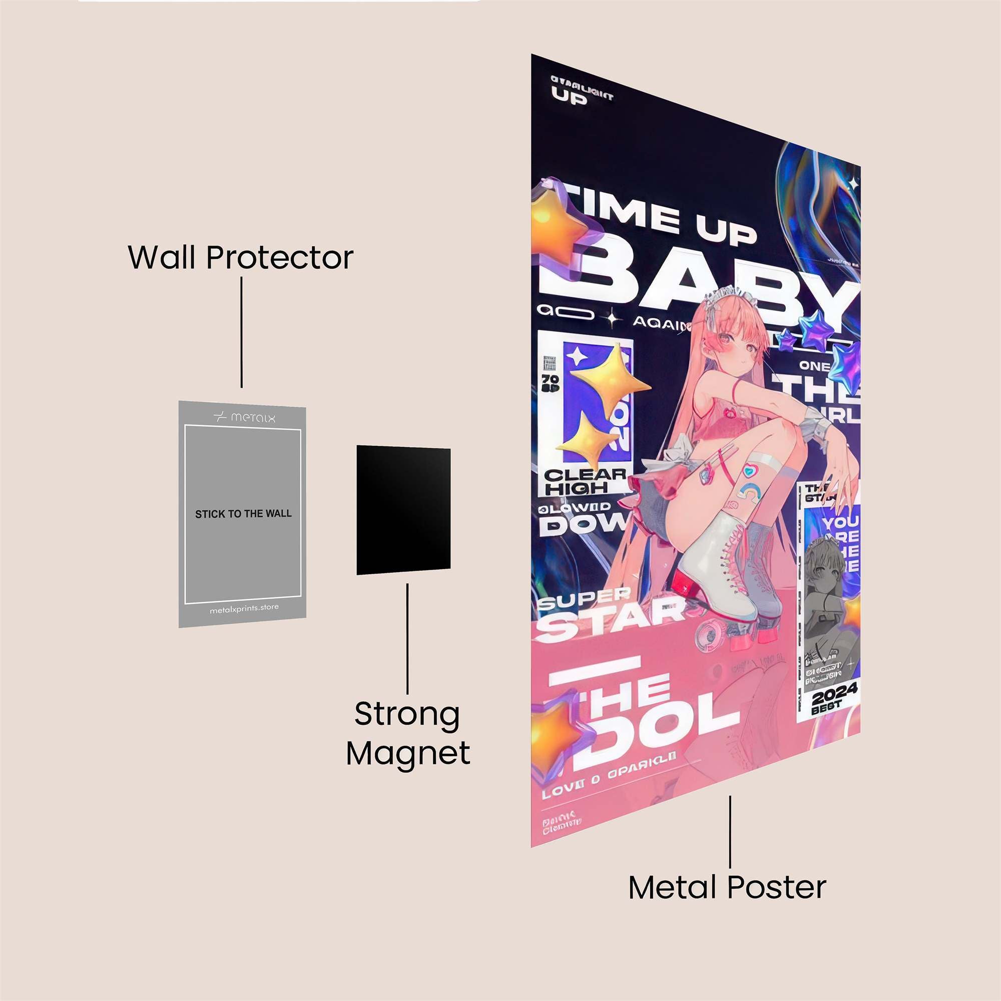 Kizuna Dream Safe Wall Magnetic / M