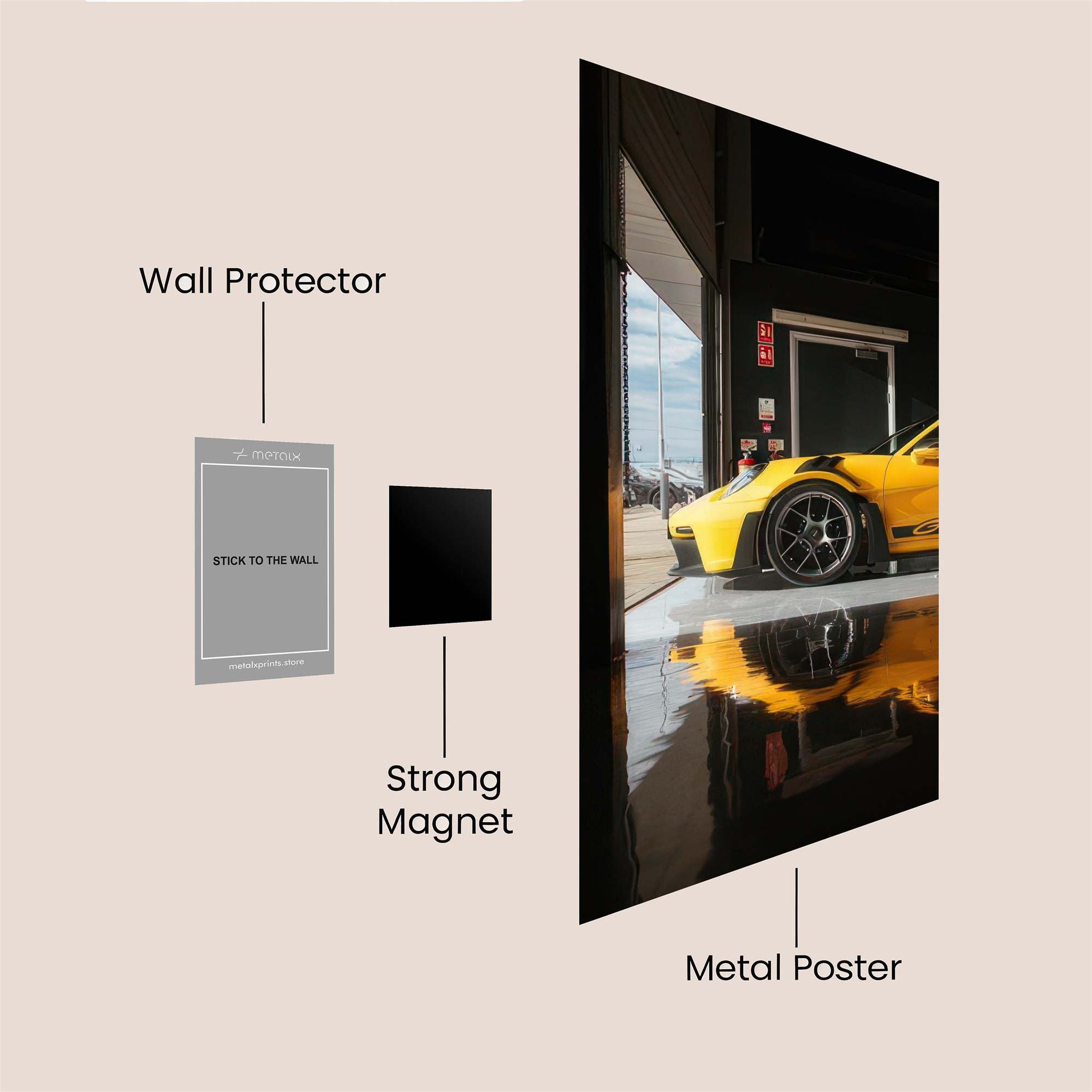 Porsche Prestige Safe Wall Magnetic / M