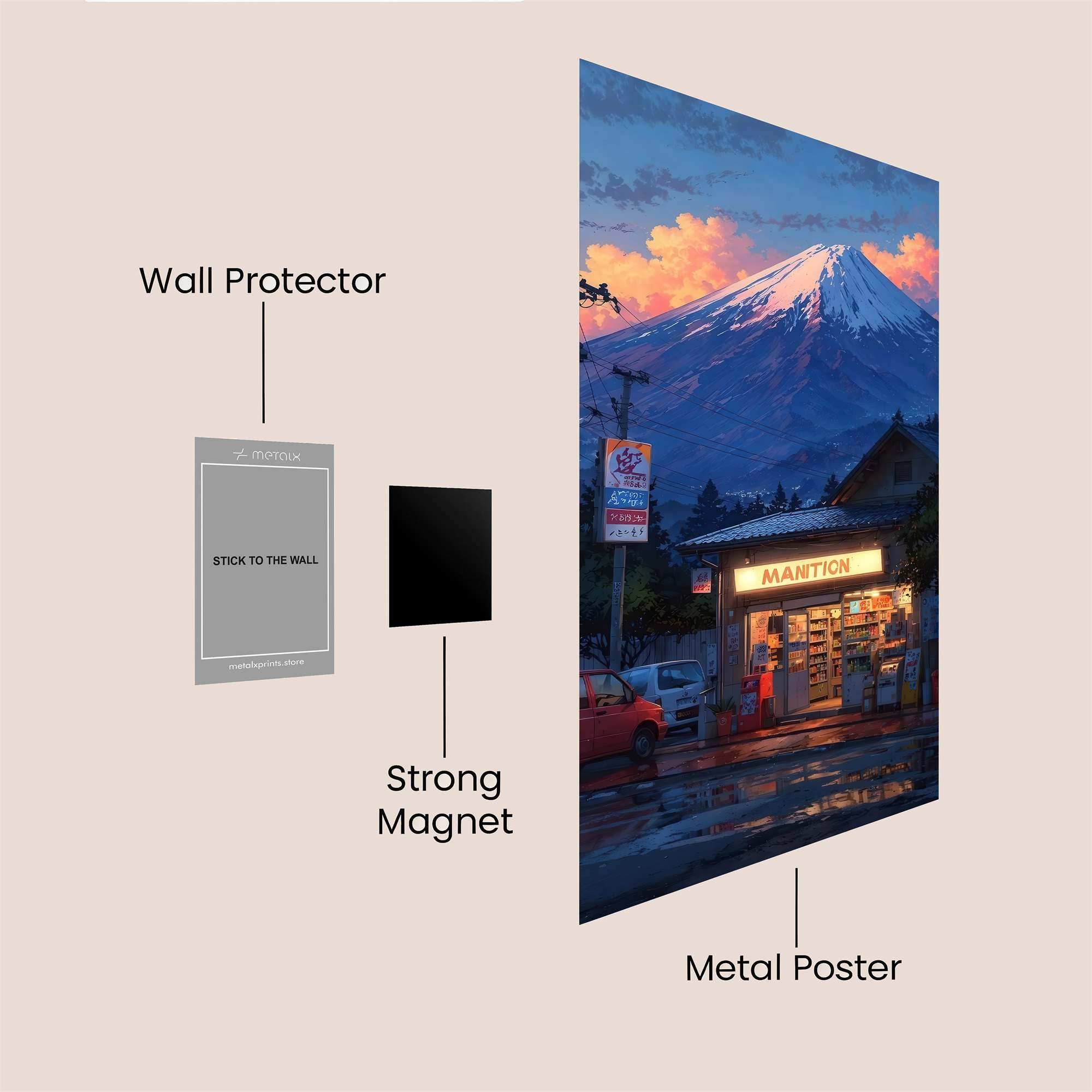 Fuji Serenity Safe Wall Magnetic / M