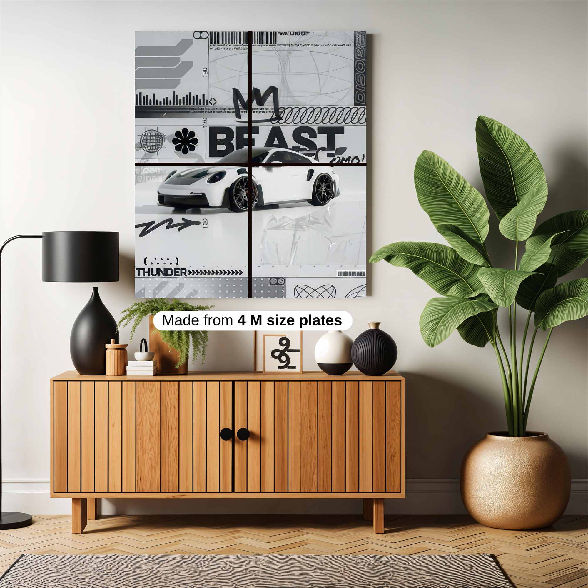 Porsche Thunder Safe Wall Magnetic / M