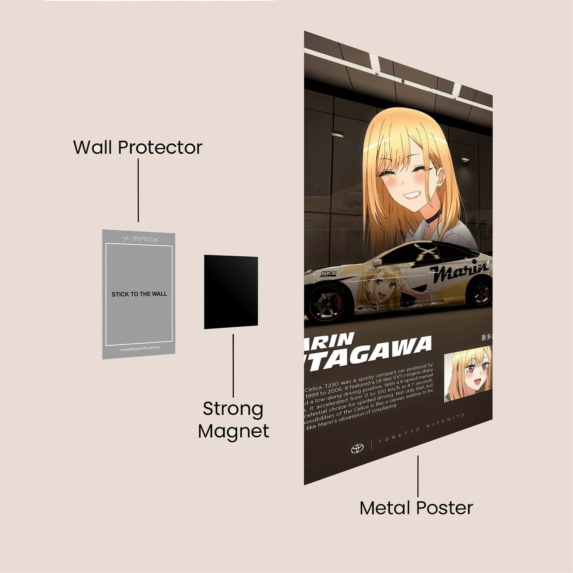 Marin Ecstasy Safe Wall Magnetic / M