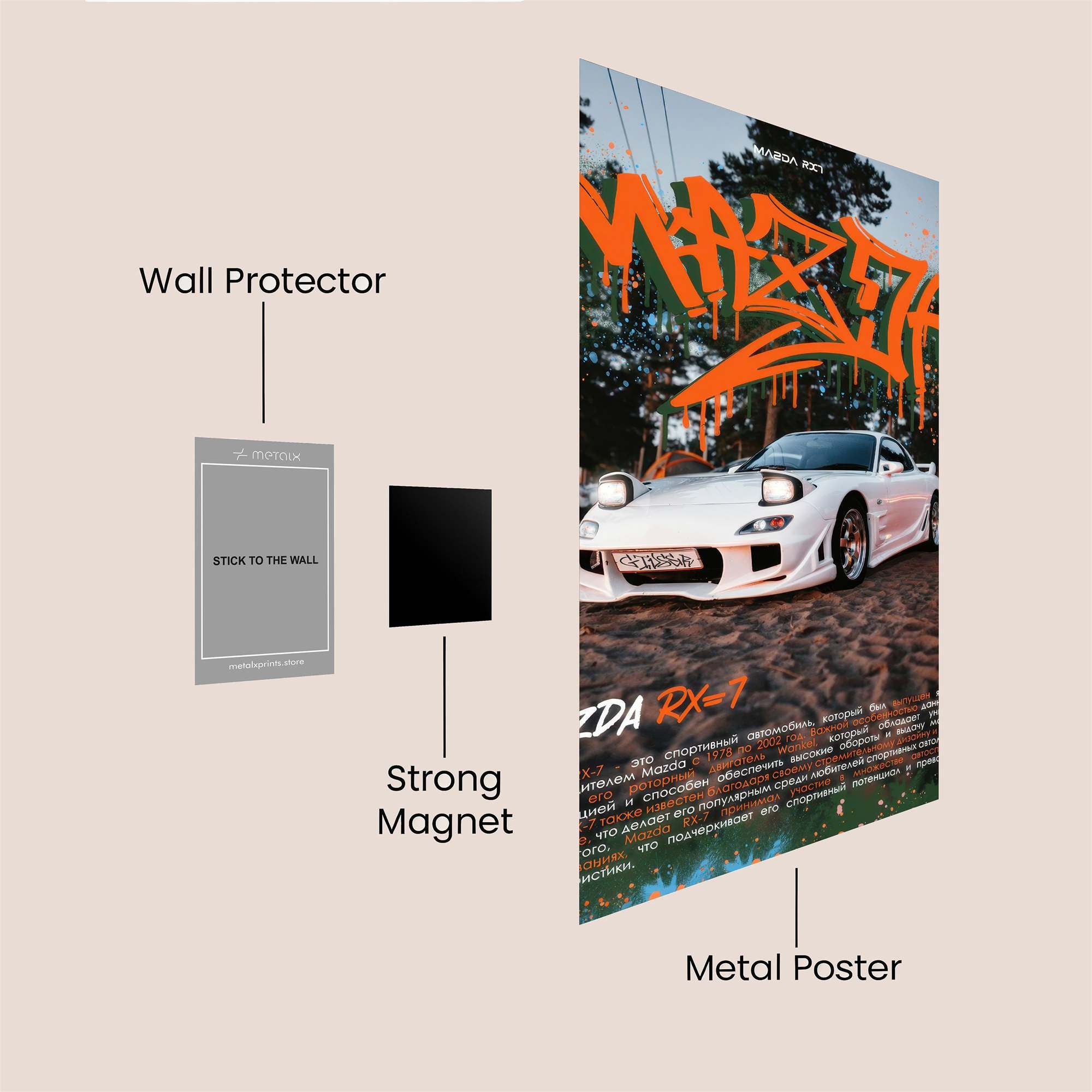 Mazda Mania Safe Wall Magnetic / M