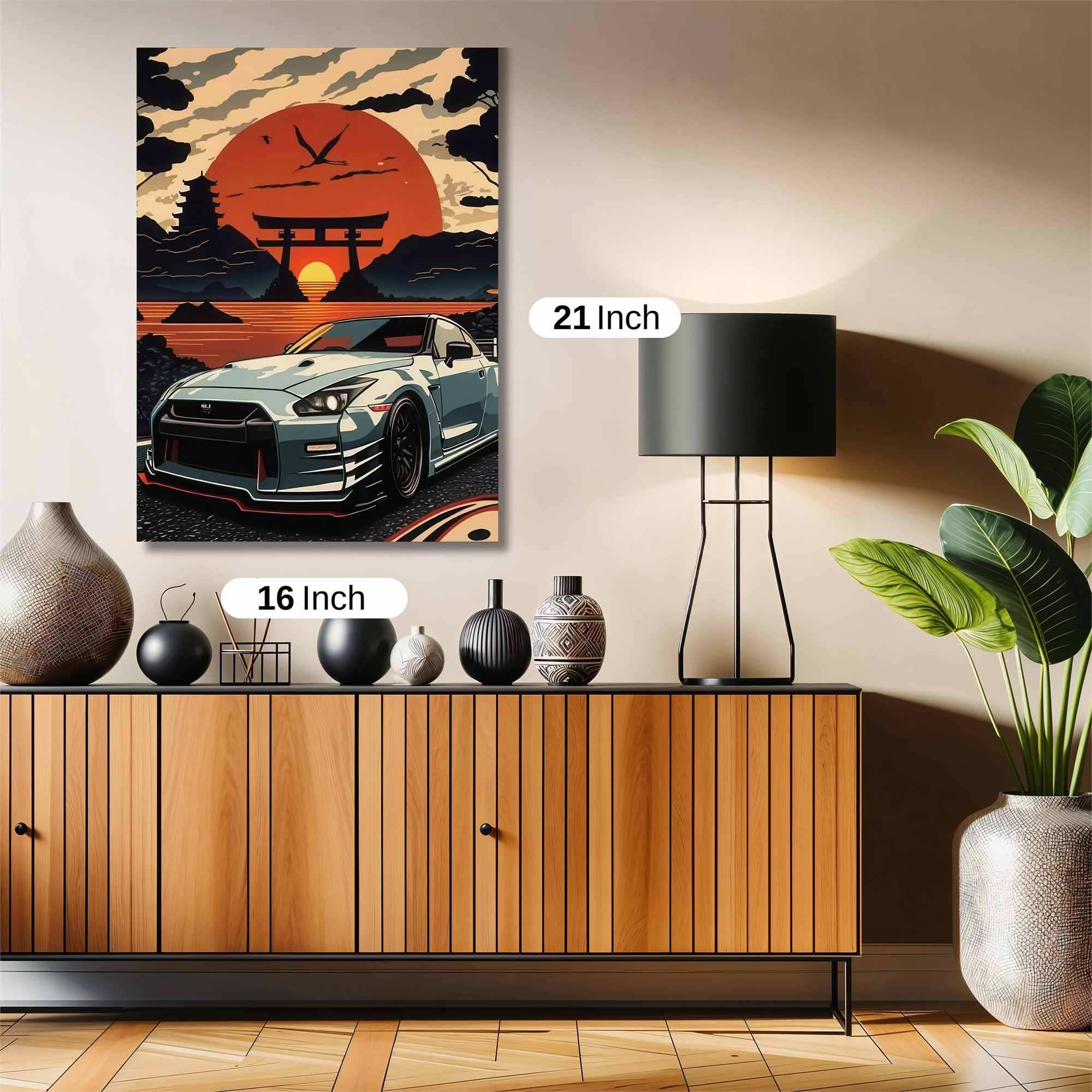 Skyline Serenity Safe Wall Magnetic / M