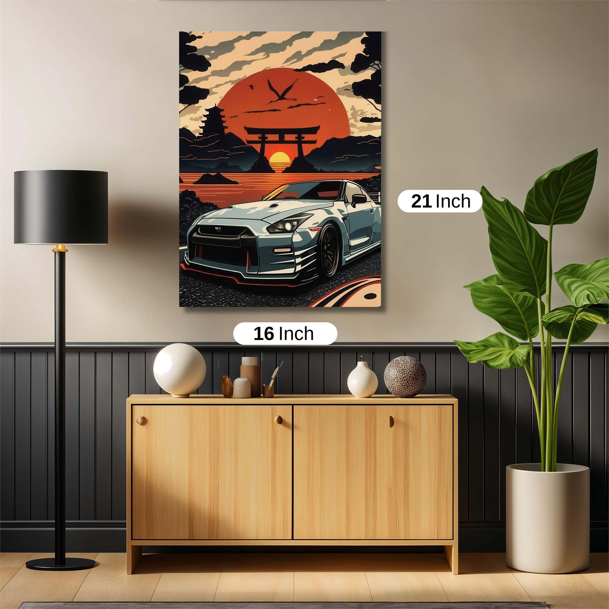 Skyline Serenity Safe Wall Magnetic / M