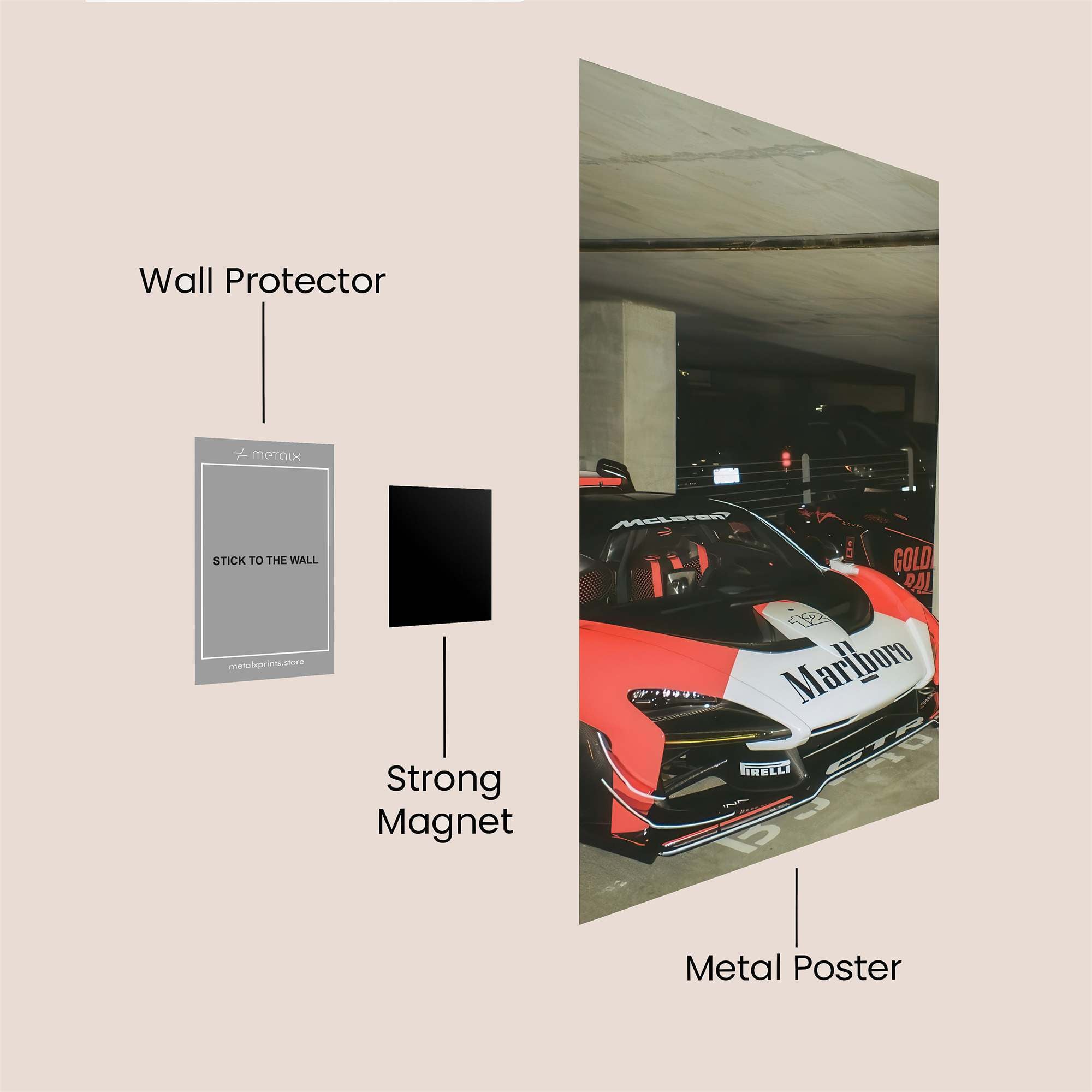 McLaren Menace Safe Wall Magnetic / M